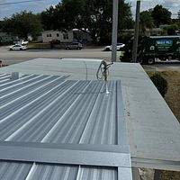 26ga 1" Nail-Strip Mill Finish  by Total Roofing System The Metal Roof Experts