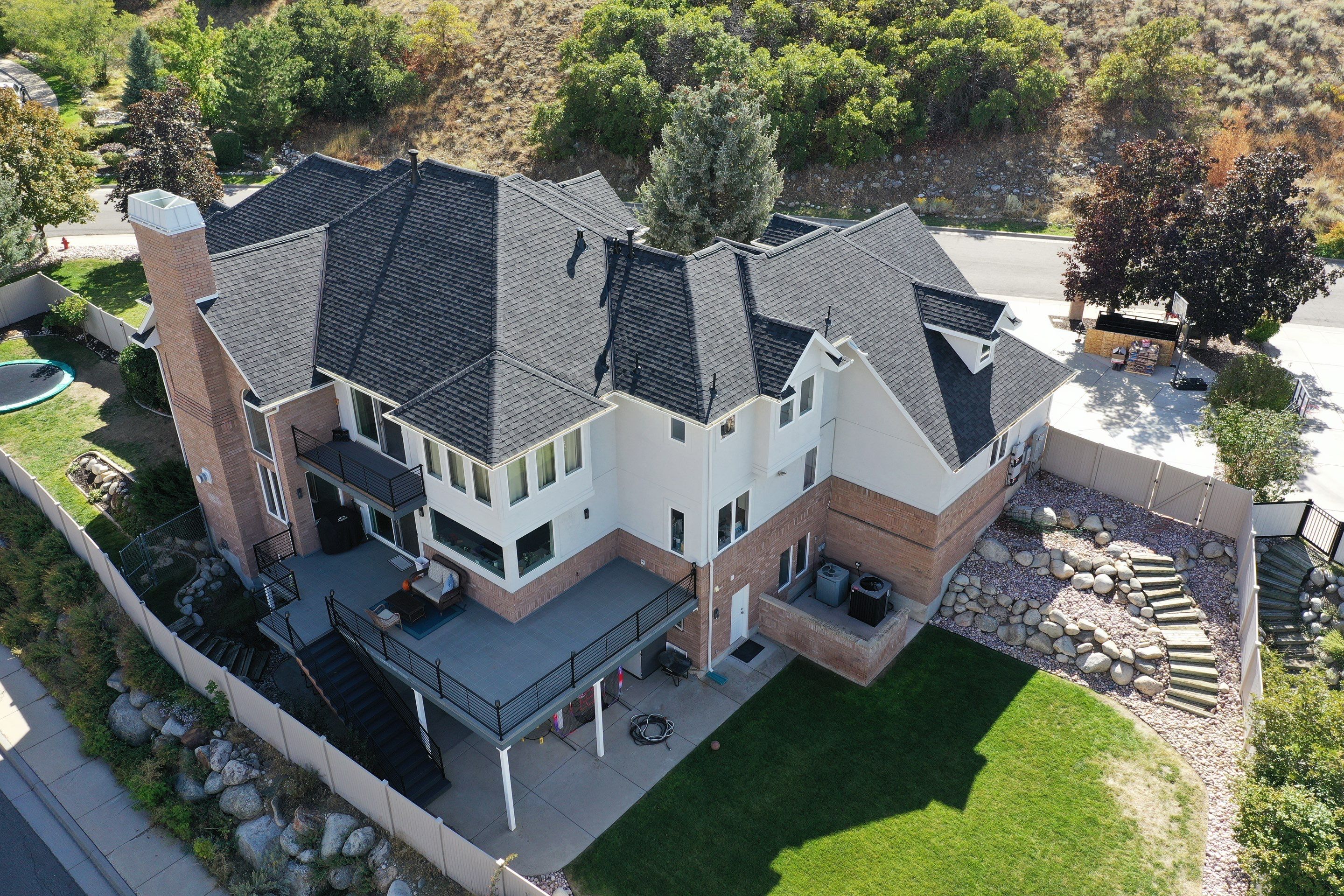Residential Roofing installation  by Definitive Construction