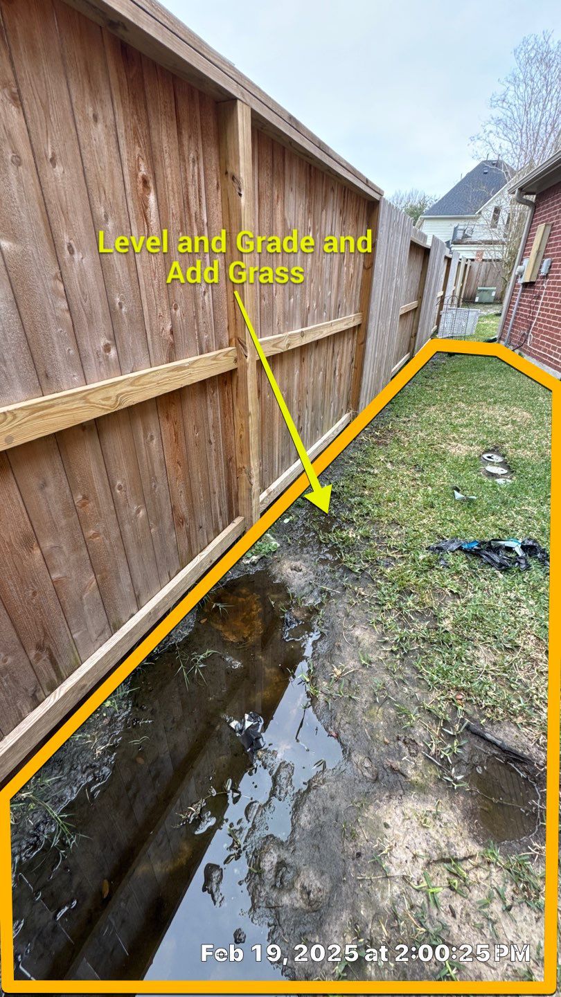 🌟 Steven’s Garage & Backyard Drainage Makeover by Texas Urban Elements