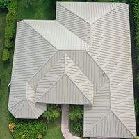 24ga 1.5" Mechanical Seam Sierra Tan by Total Roofing System The Metal Roof Experts
