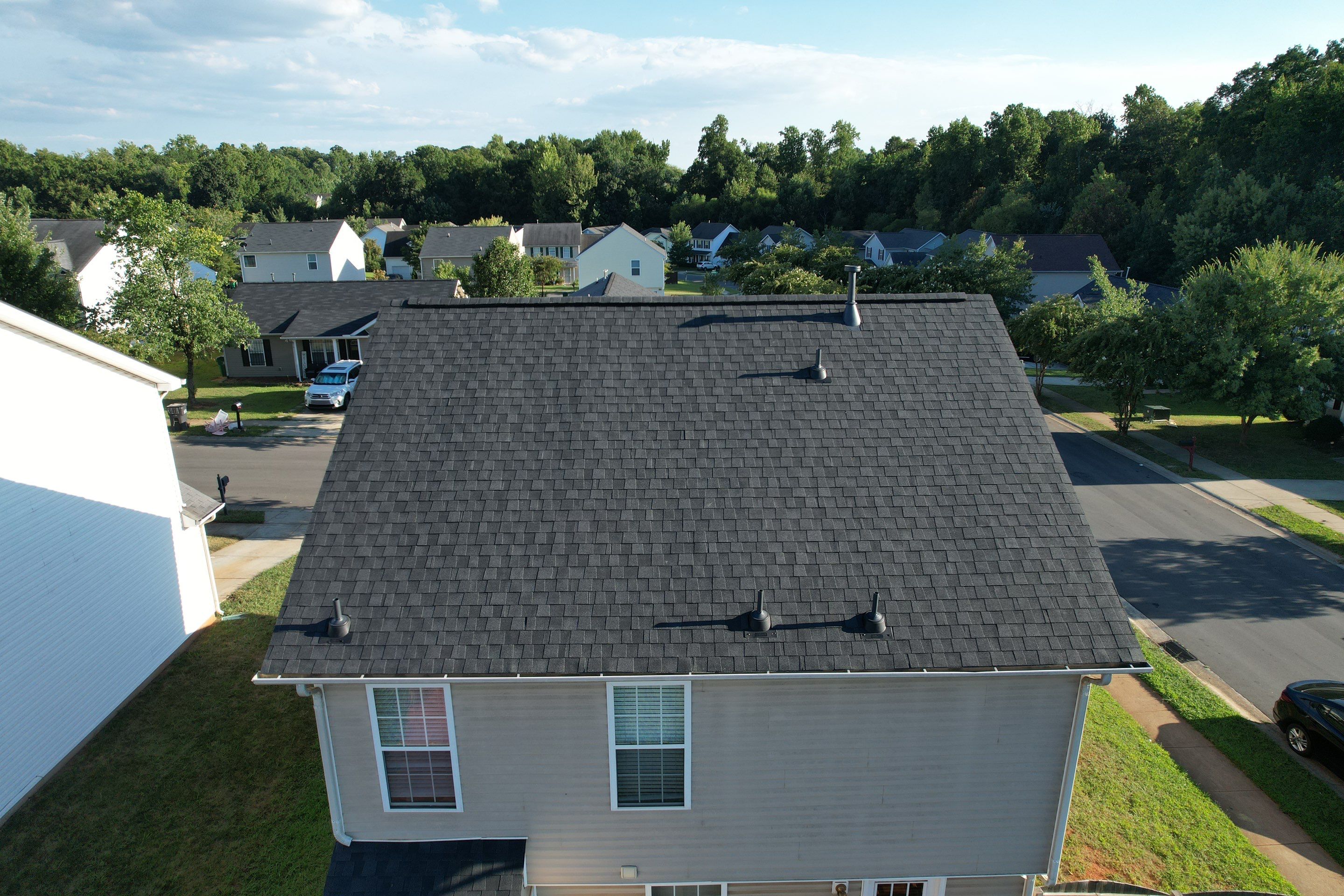 Charcoal Residential Roofing Installation using Certainteed Landmark by Best Roofing Now LLC