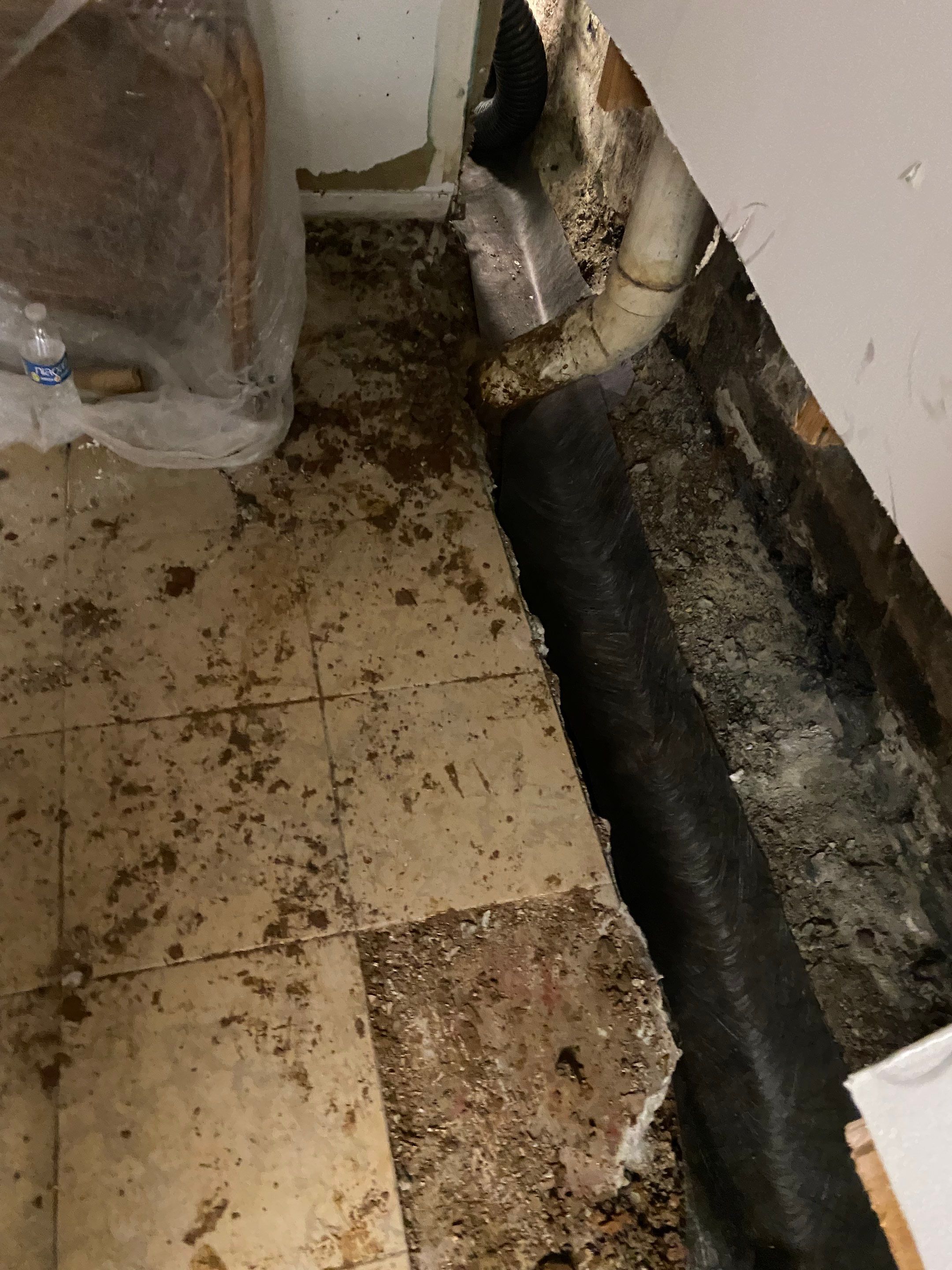 Interior French Drain Job in Bayonne, NJ by Pure Service Pro, LLC 