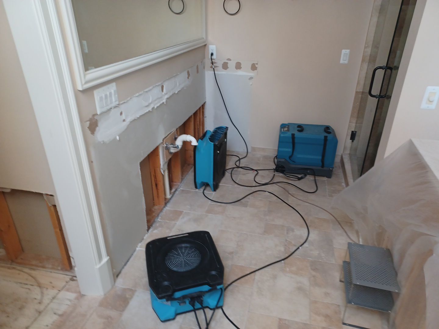 Project in Bloomfield Hills by EzDry Water Mitigation & Property Restoration