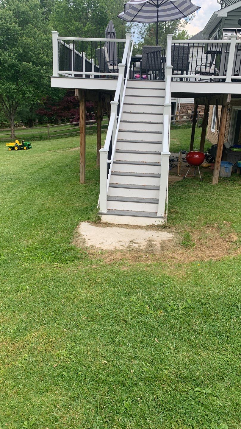 Backyard Transformation using Techo-Bloc Pavers by The Smet Companies, LLC