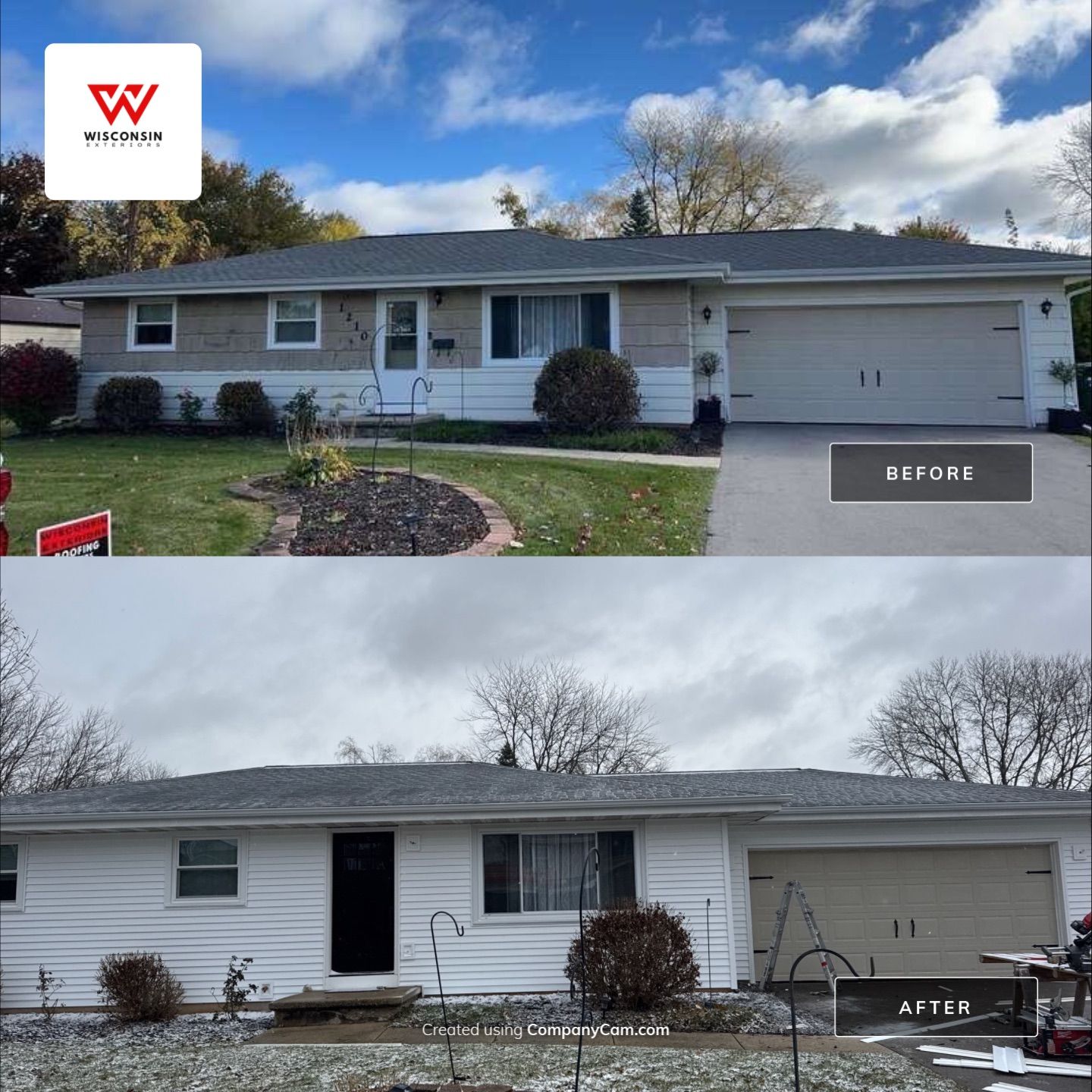 Project in New London by Wisconsin Exteriors