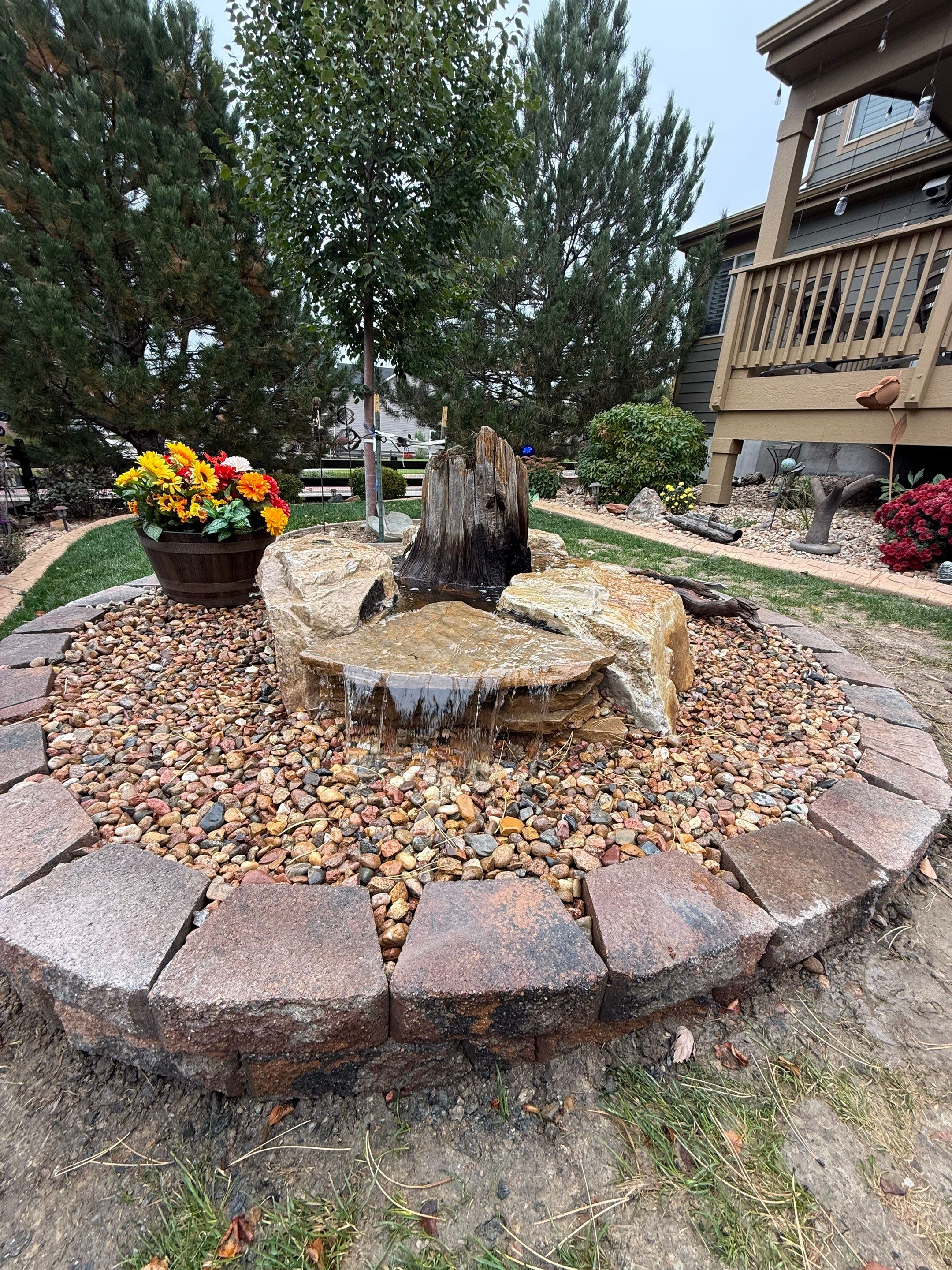 Fountainscape in Parker by JRM landscape & design