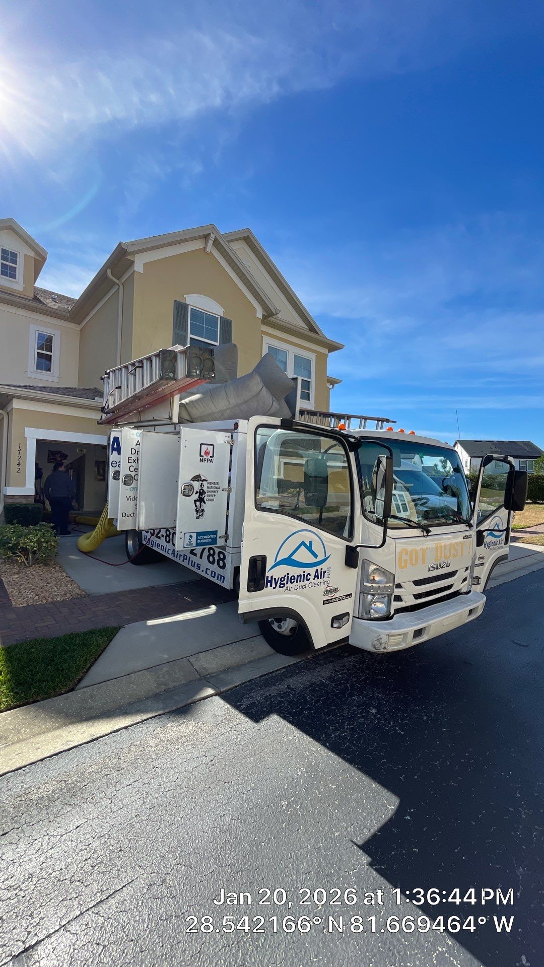 Air Duct and Dryer Vent Cleaning in Clermont by Hygienic Air, Inc