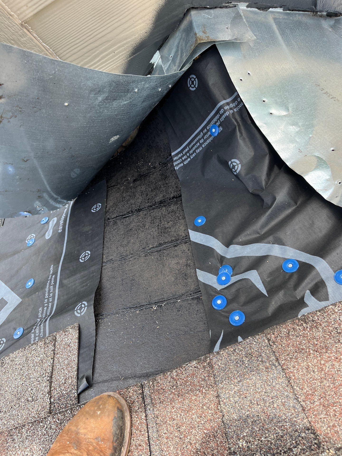 Leak Repair (around chimney) by Berry Good Roofing 