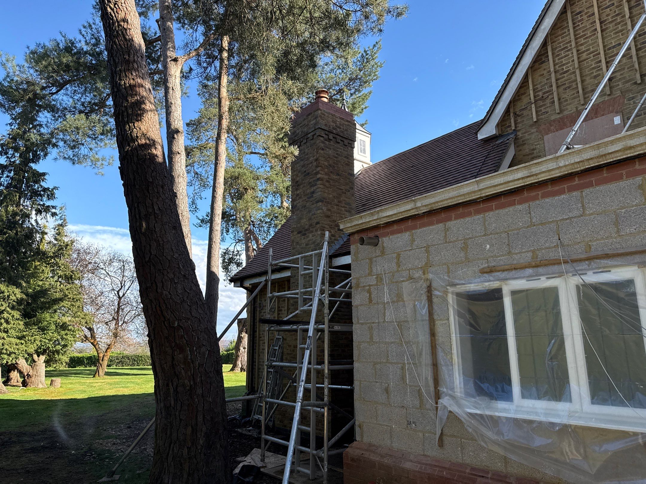Roof Cleaning and Biocide Treatment using Softwash Equipment by Ges Exterior Cleaning ltd
