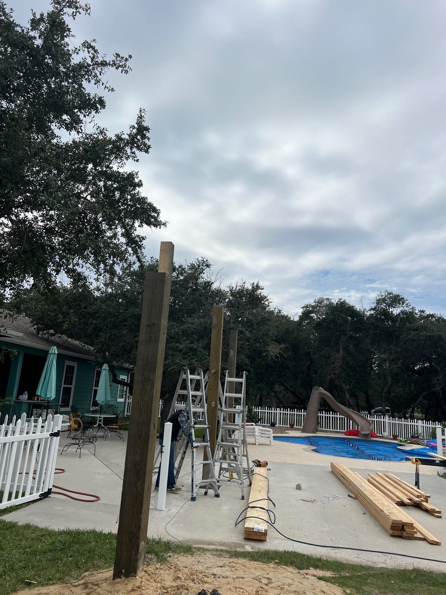 Poolside Pink Top by Bayfront Roofing and Construction