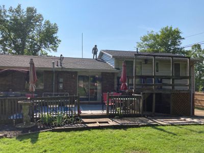 Residential Roofing Installation using GAF Timberline HDZ Charcoal
