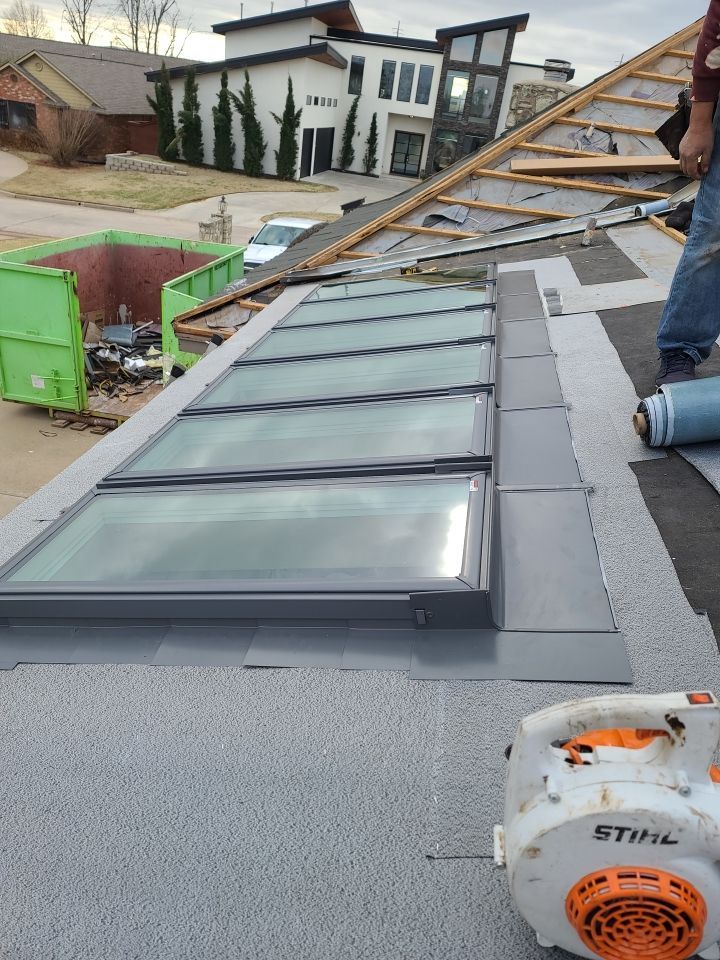 Skylights in in Oklahoma City by McCann's Roofing and Construction