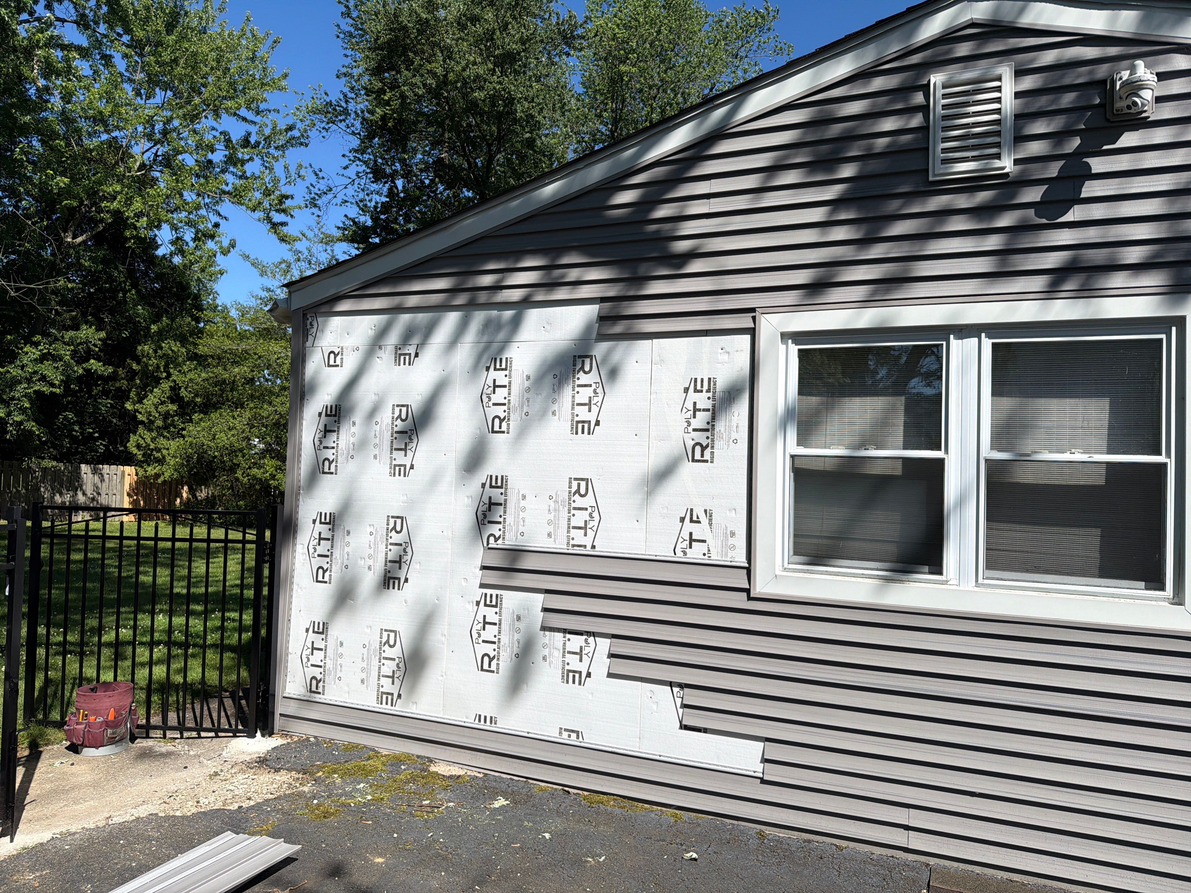 Full Exterior Vinyl Siding and Rigid Insulation in Ewing Township by Stofan Construction LLC