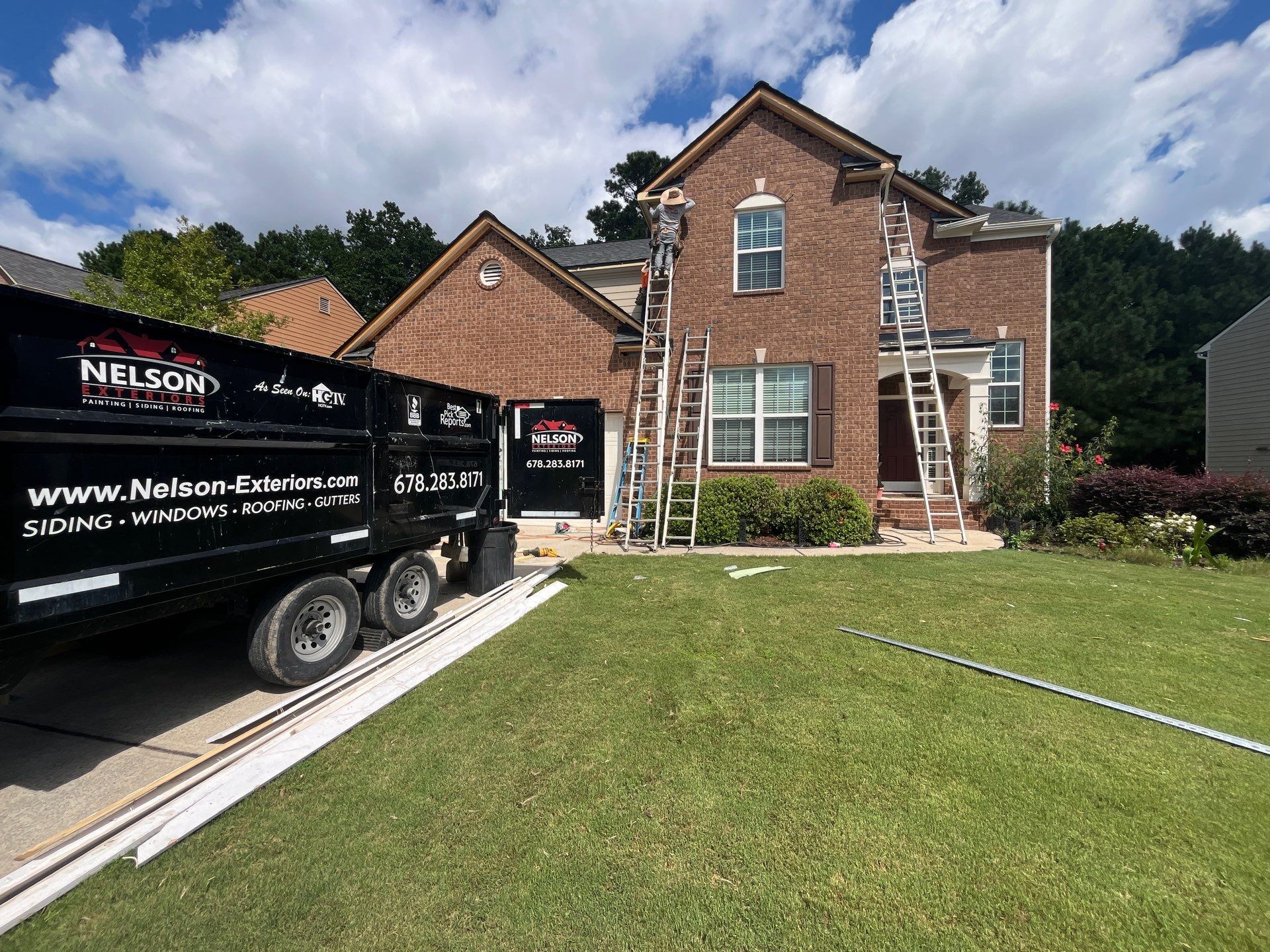 Soffit, Fascia, and Gutter Replacement in Acworth, GA by Nelson Exteriors 
