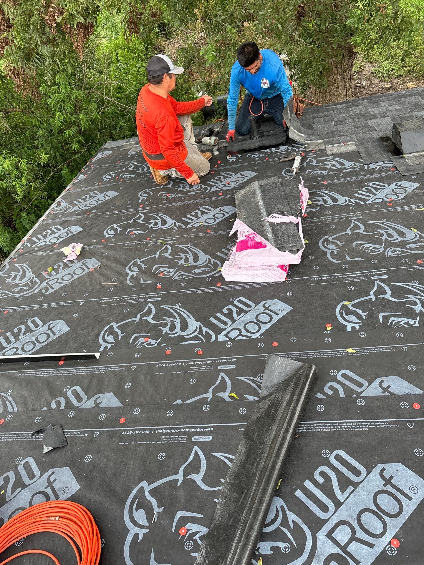 Residential Roofing Installation using Owen's Corning Duration (Lifetime) Shingles by Roof Repair Company
