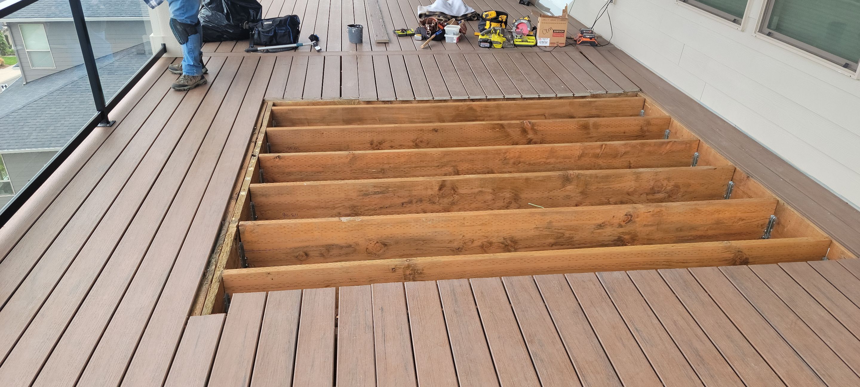 Jacuzzi Removal and deck build back - Camas by Crm Services Llc