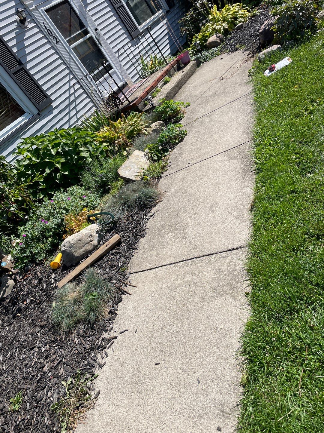 Broom Finish Walkway  by NG Masonry & Construction LLC