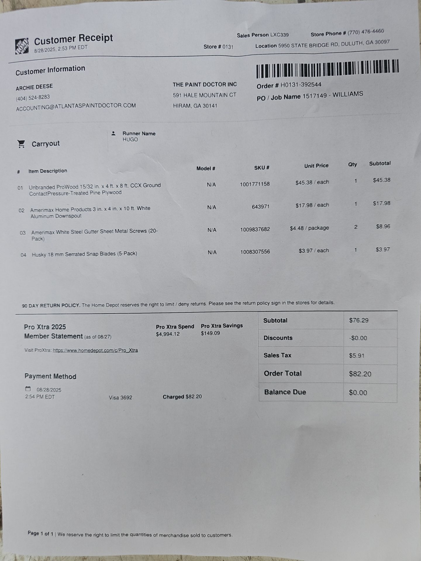 Exterior Transformation in Jonhs Creek by Atlanta's Paint Doctor