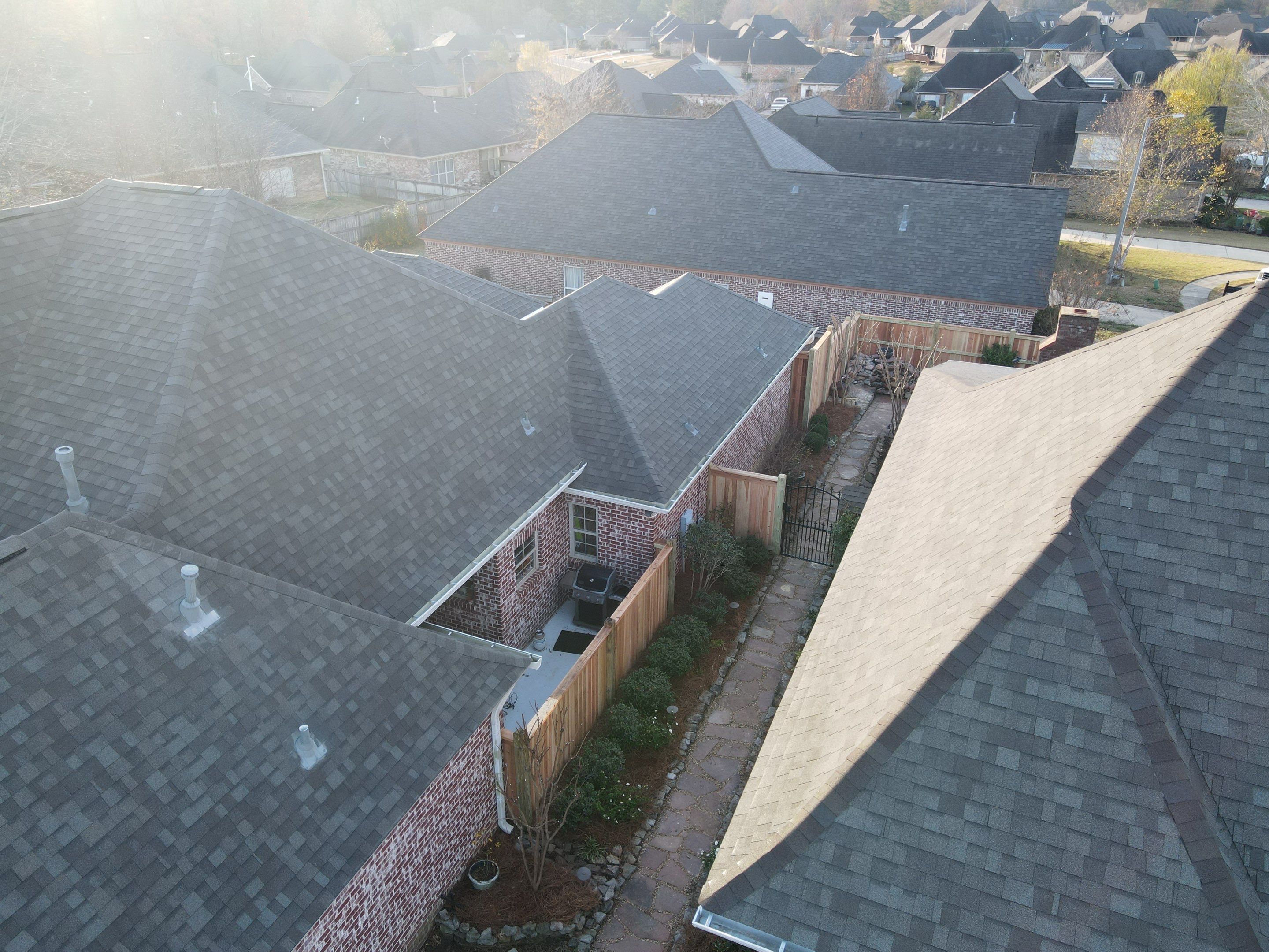 8ft Cedar Good Neighbor Fence by Roberson Construction LLC