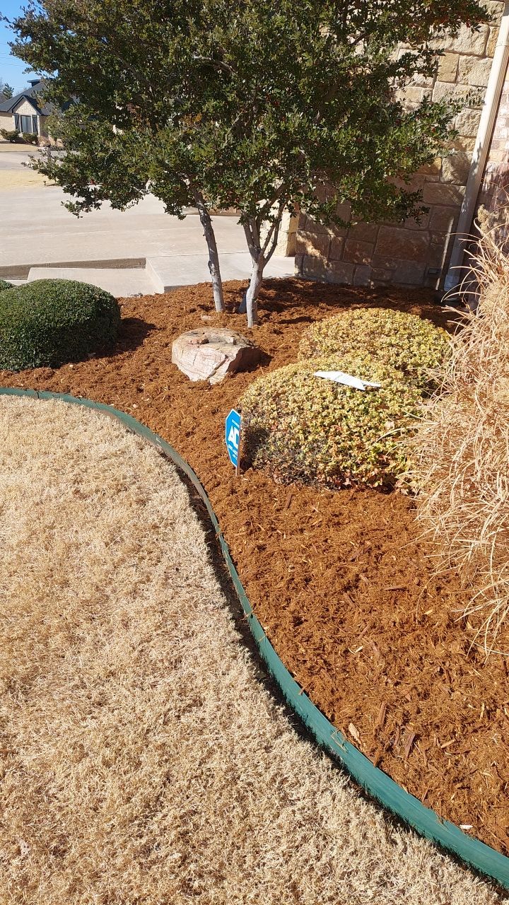 Concrete Slab , Retaining Wall , Fence, and landscape. by Clays Services Inc
