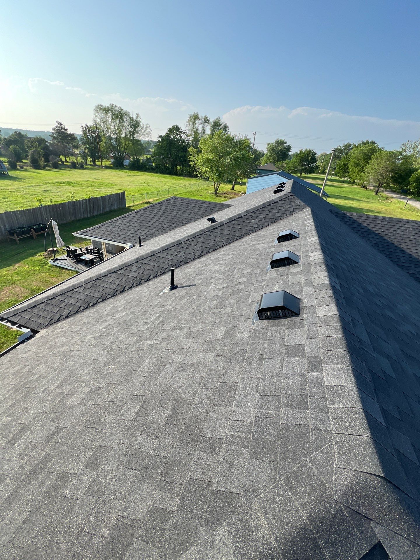 Roof replacement in Panama, OK by In & Out Construction & Remodeling, LLC