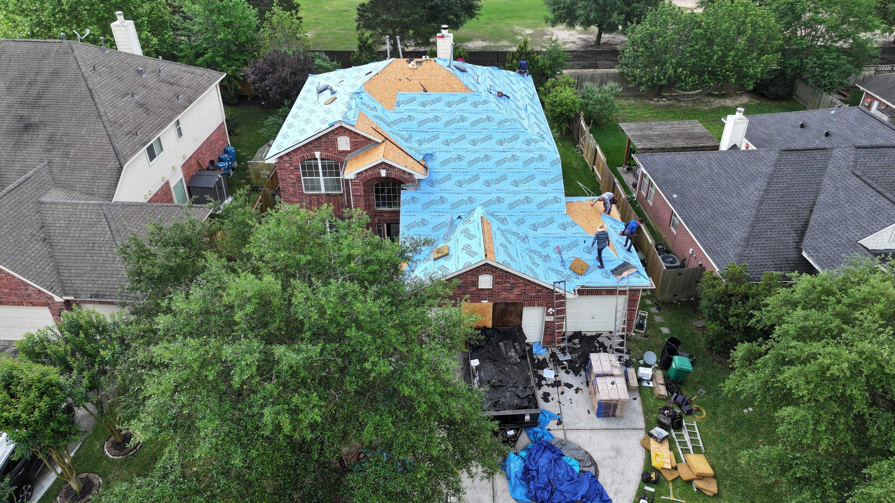 Complete Shingle Roof Replacement — Spring, TX by PL Roofing & SB Roofing, LLC.