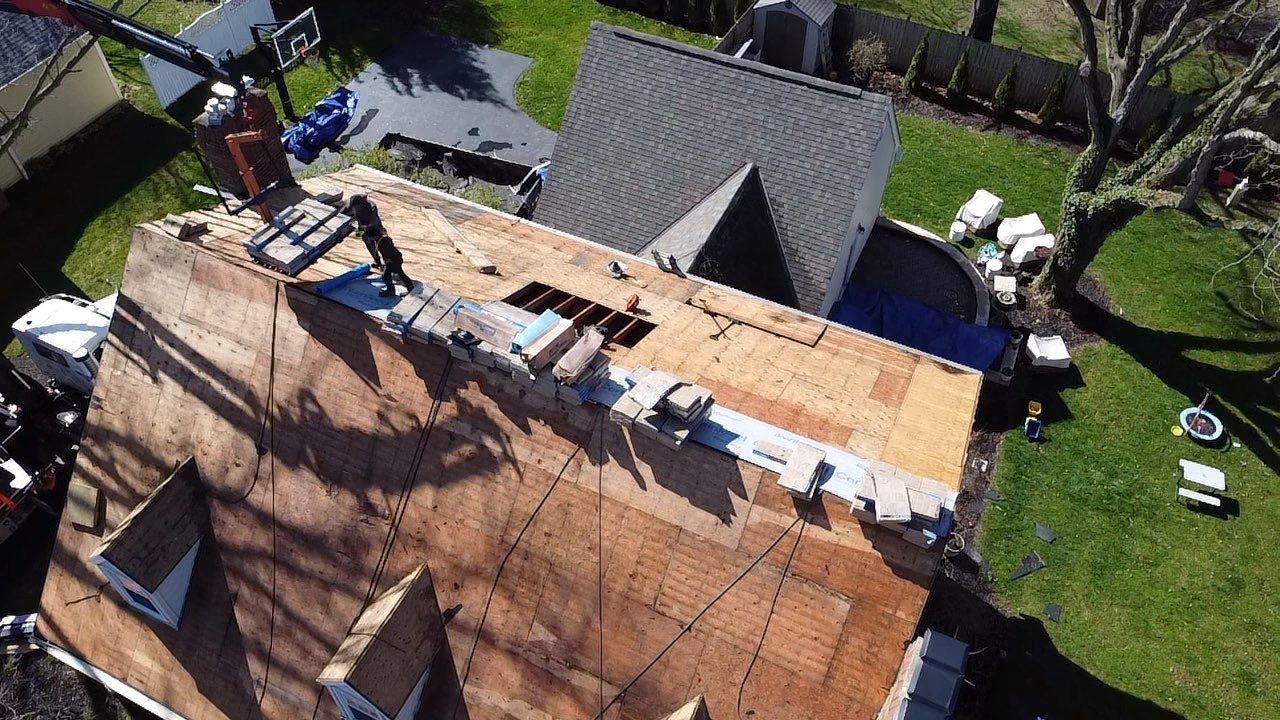 Residential Roofing Installation using James Hardie Fiber Cement Lap Siding and Certainteed Landmark Pro Shingles by Best Exteriors Inc
