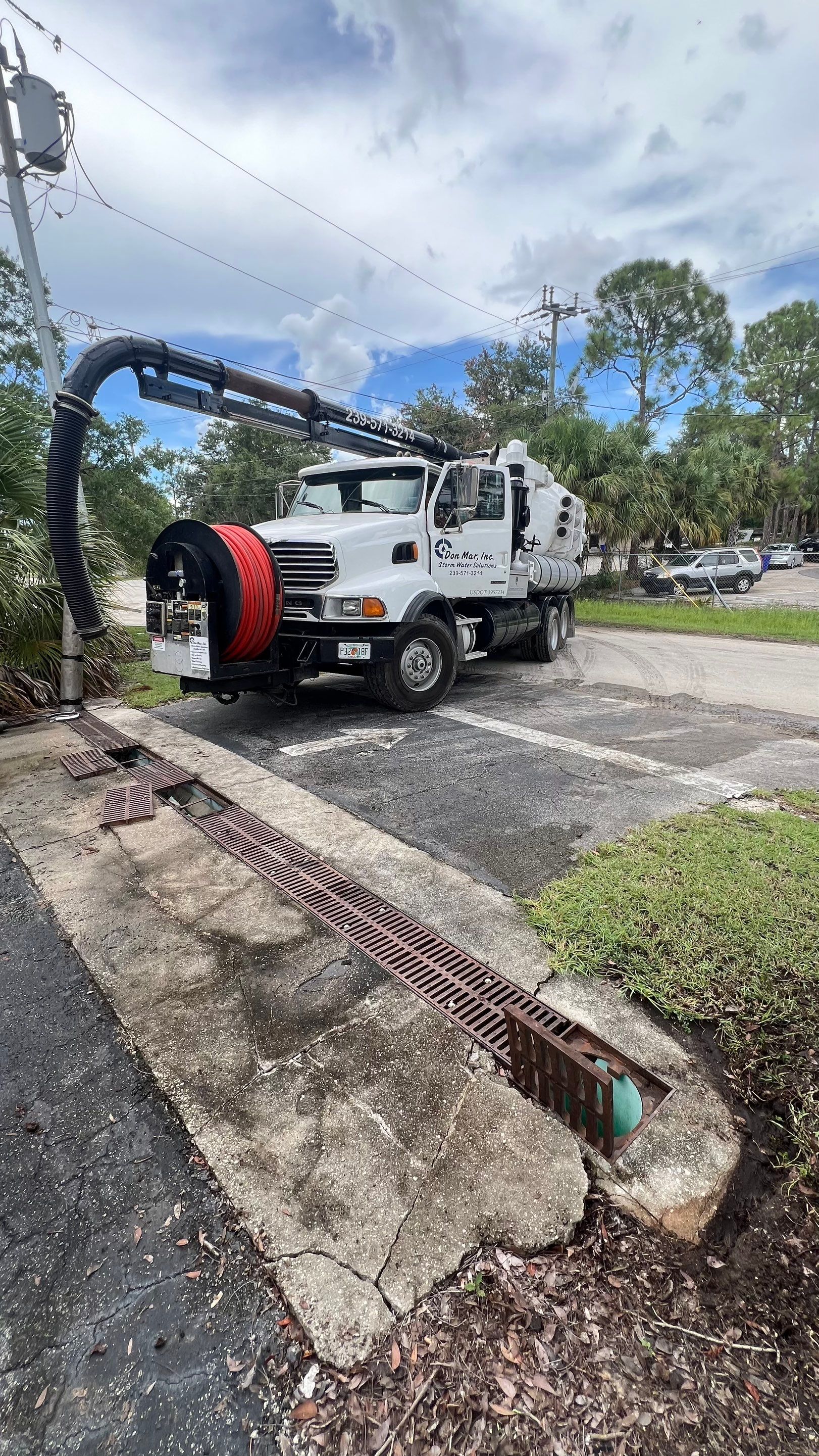 Bonita Springs Commercial Property Stormwater System Maintenance by Don Mar, Inc. Storm Water Solutions