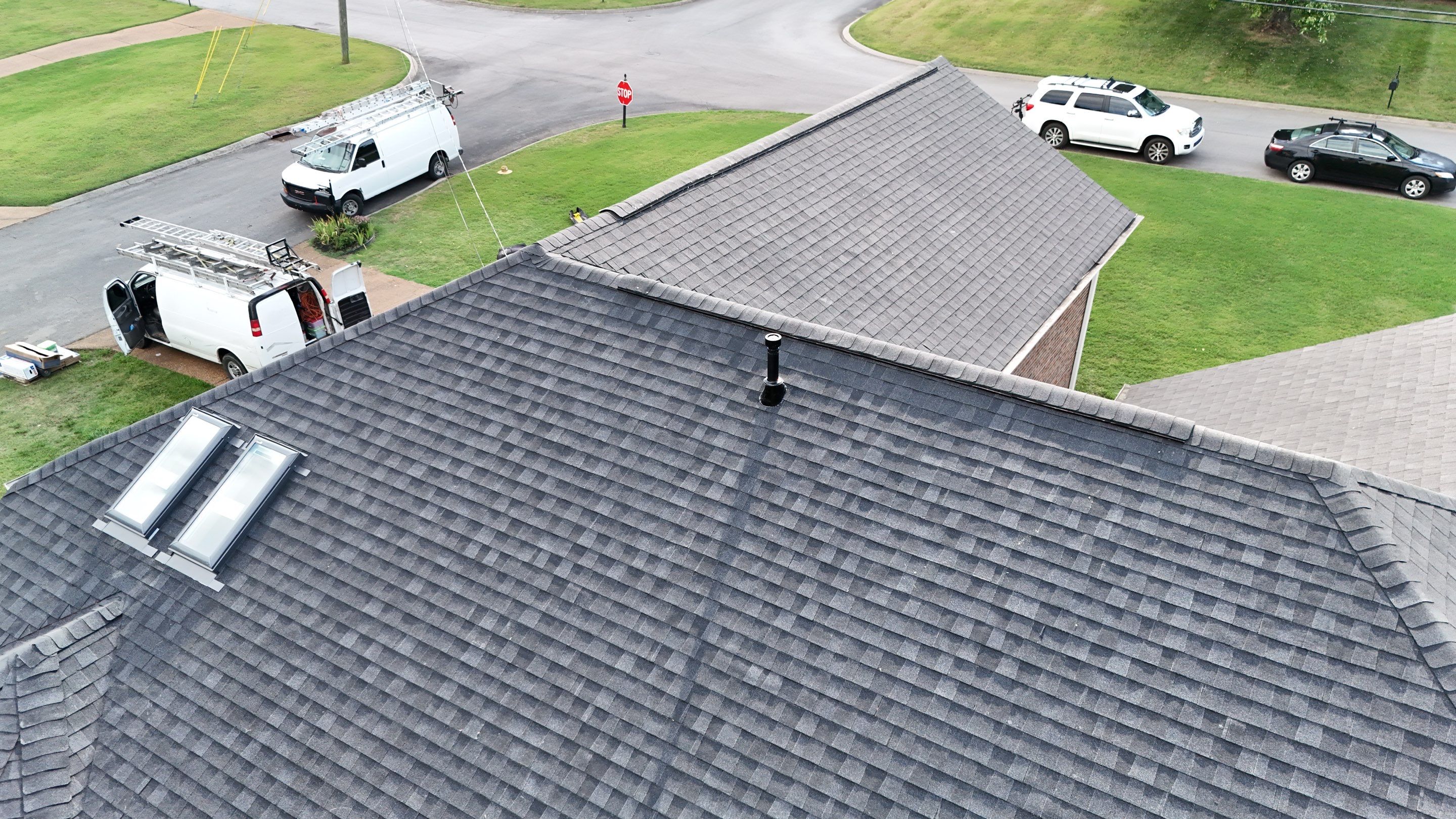 Charcoal Black Re-Roof by Royal House LLC