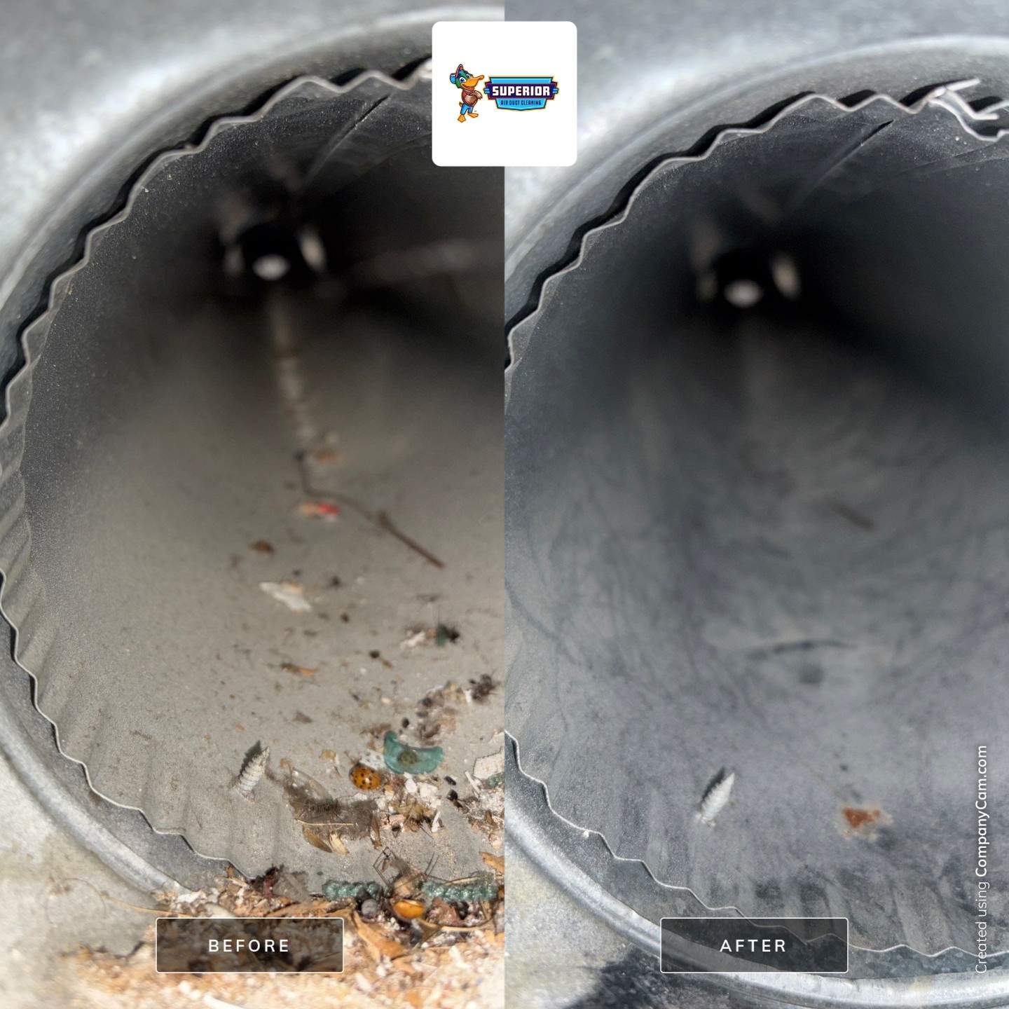 Air Duct Cleaning With a Vacuum Truck in New Castle, PA by Superior Air Duct Cleaning