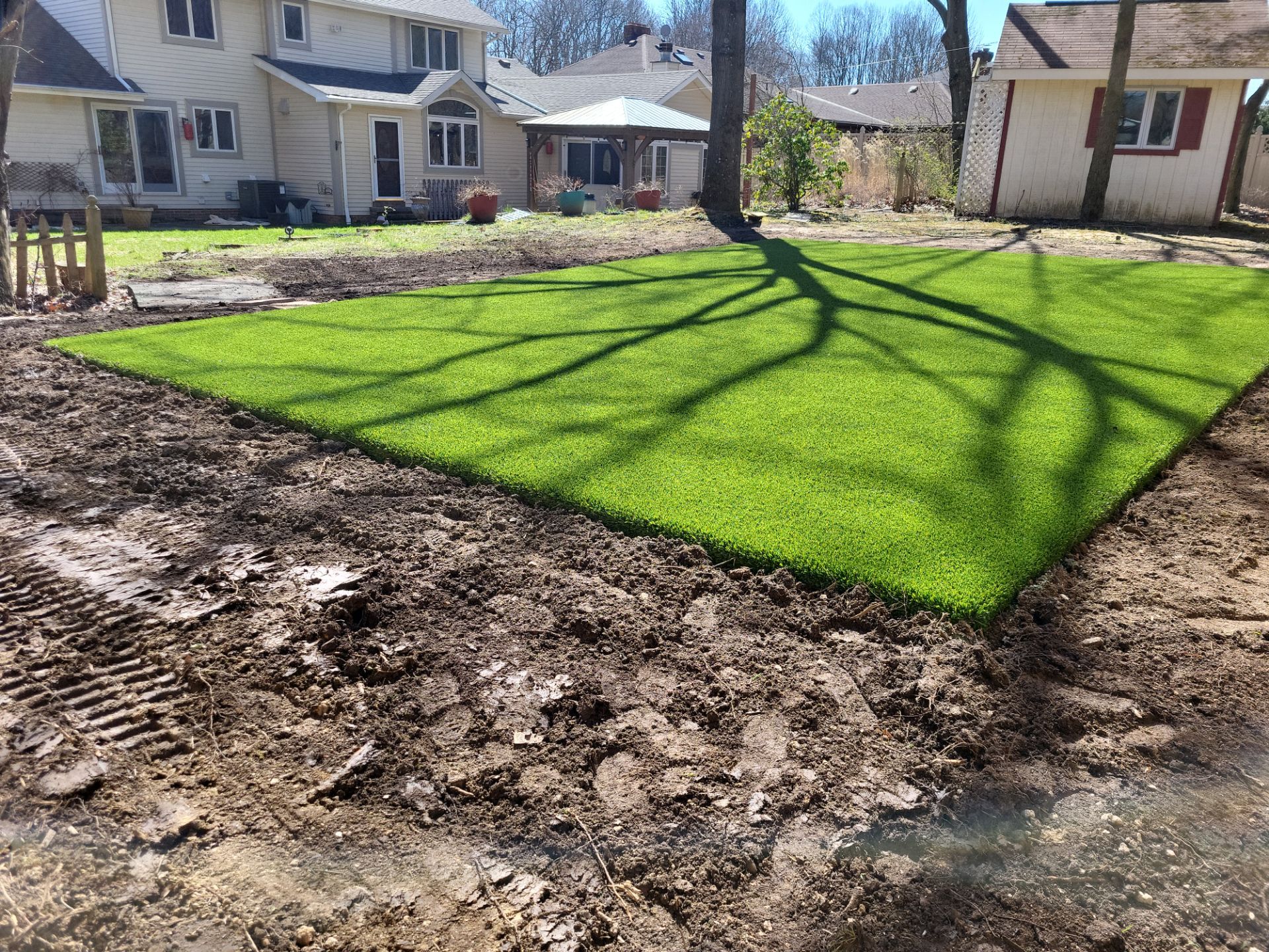 Backyard Play Area in Valley View, Ohio by Southwest Greens Midwest