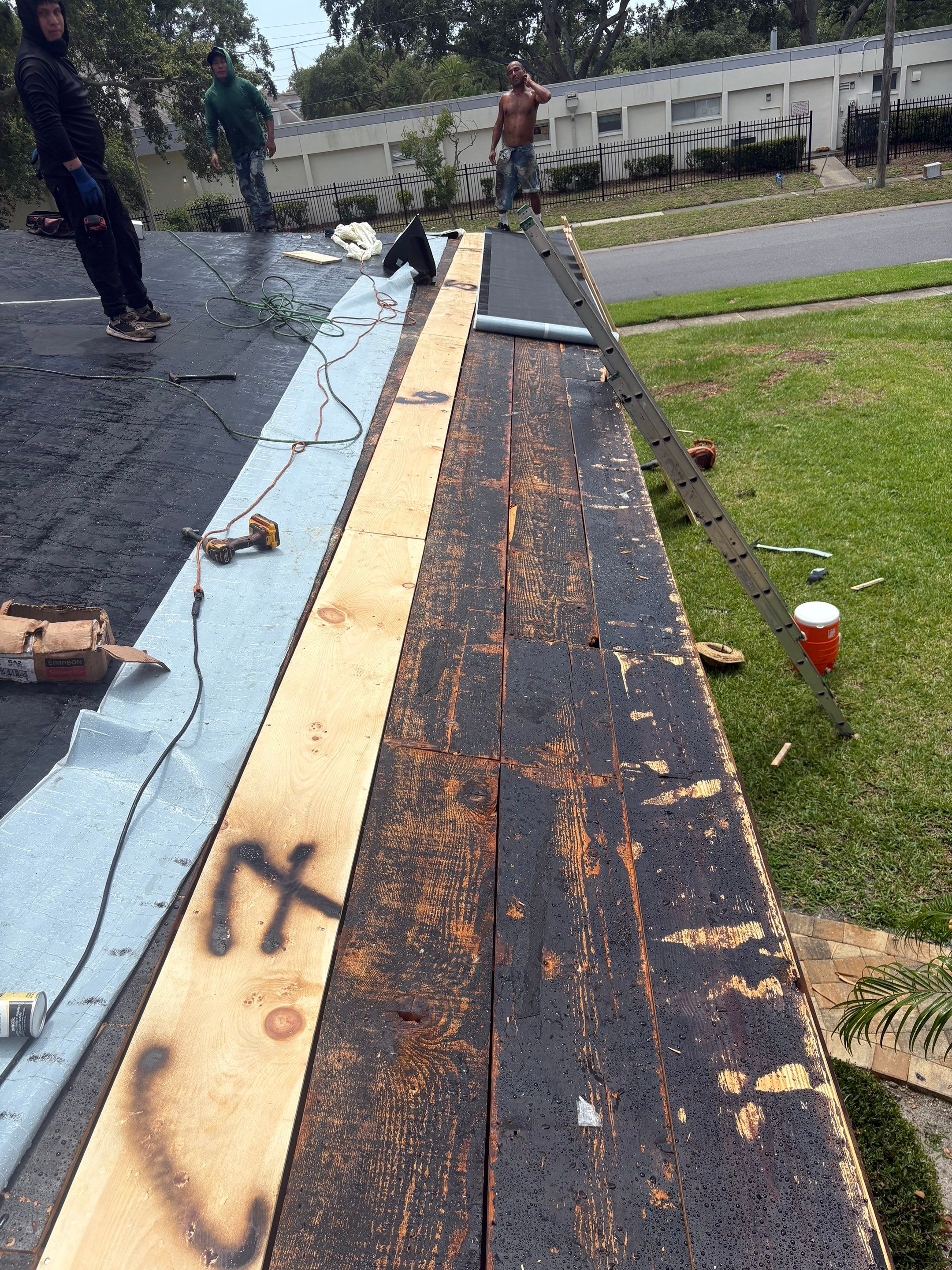 Project in Clearwater 33764 by Mitchell Roofing Company LLC 