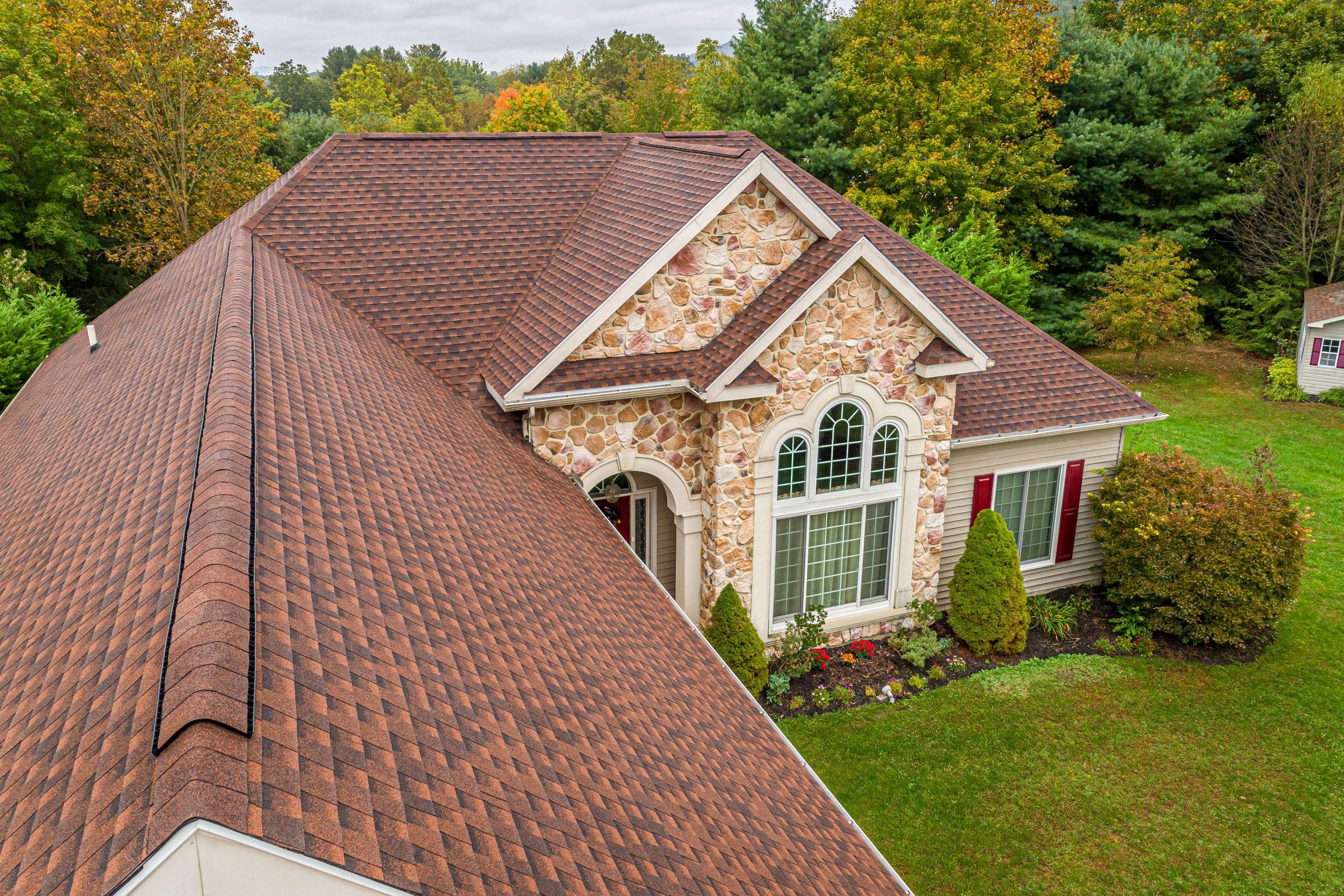 Shingle Roof-hickory by Esh Builders
