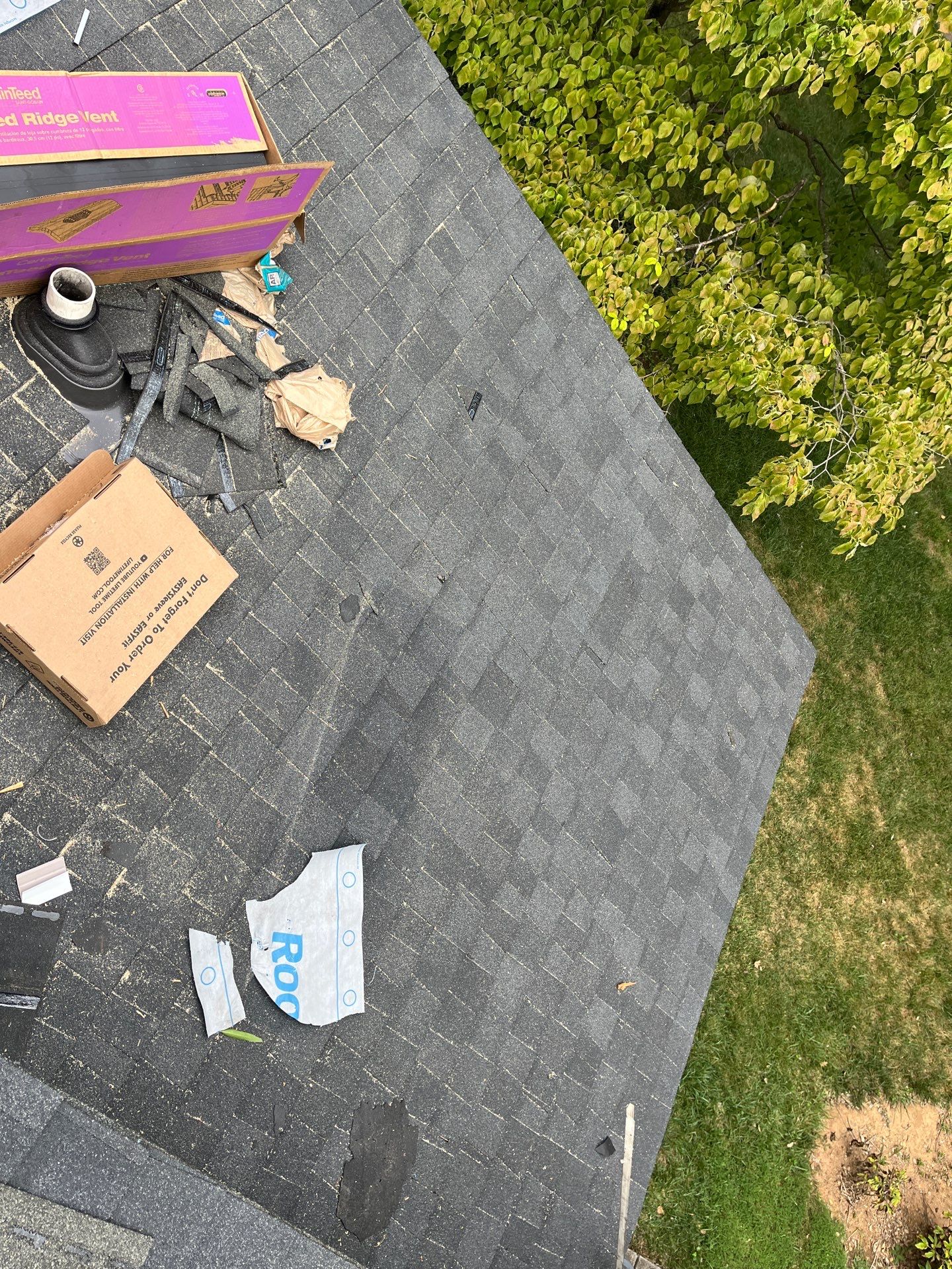 Vienna: Multi-Trade Restoration with CertainTeed Landmark Shingles in Charcoal Black by RM Banning, Inc.