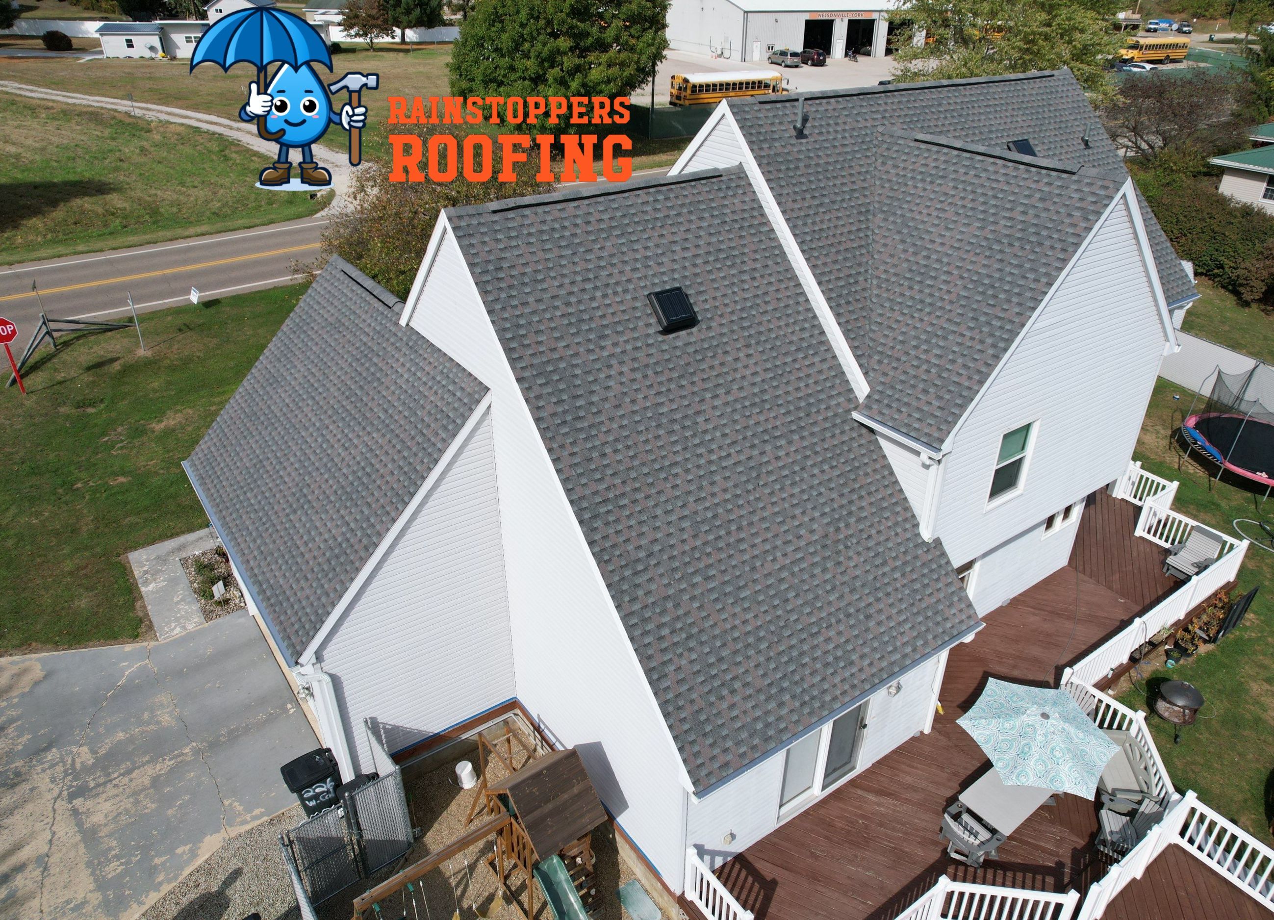 Residential Roofing Installation by Rainstoppers Roofing