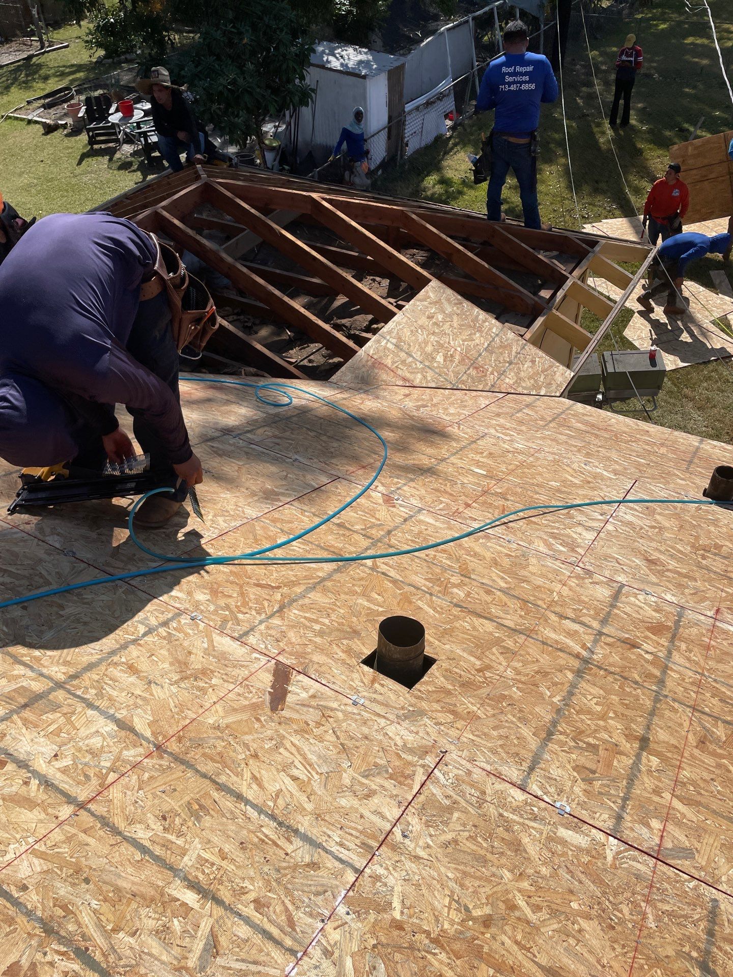 Residential Roofing Installation using Owen's Corning Duration (Lifetime) Shingles by Roof Repair Company