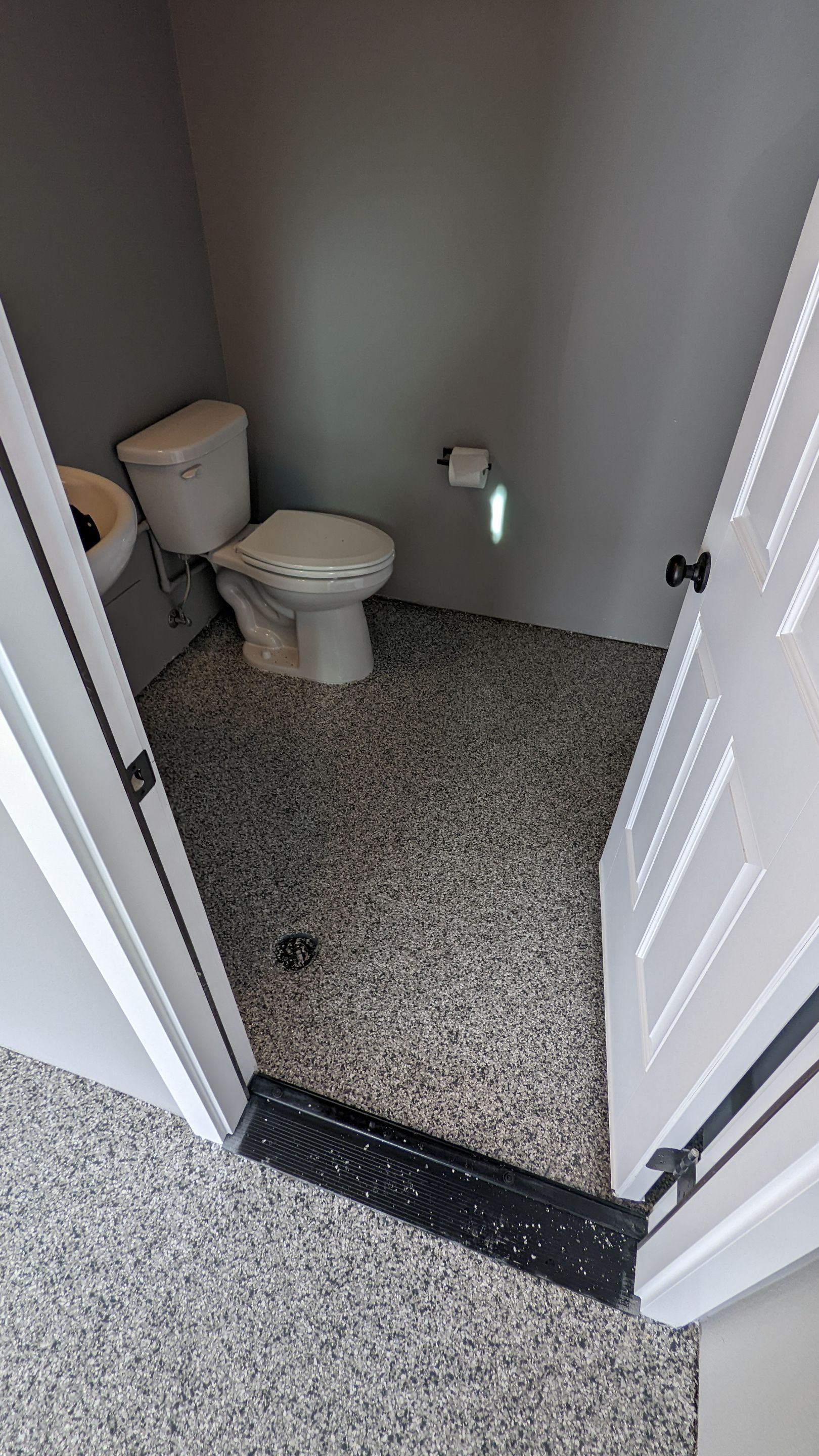 Shop Transformation using Slate Stone by Croc Coatings, LLC