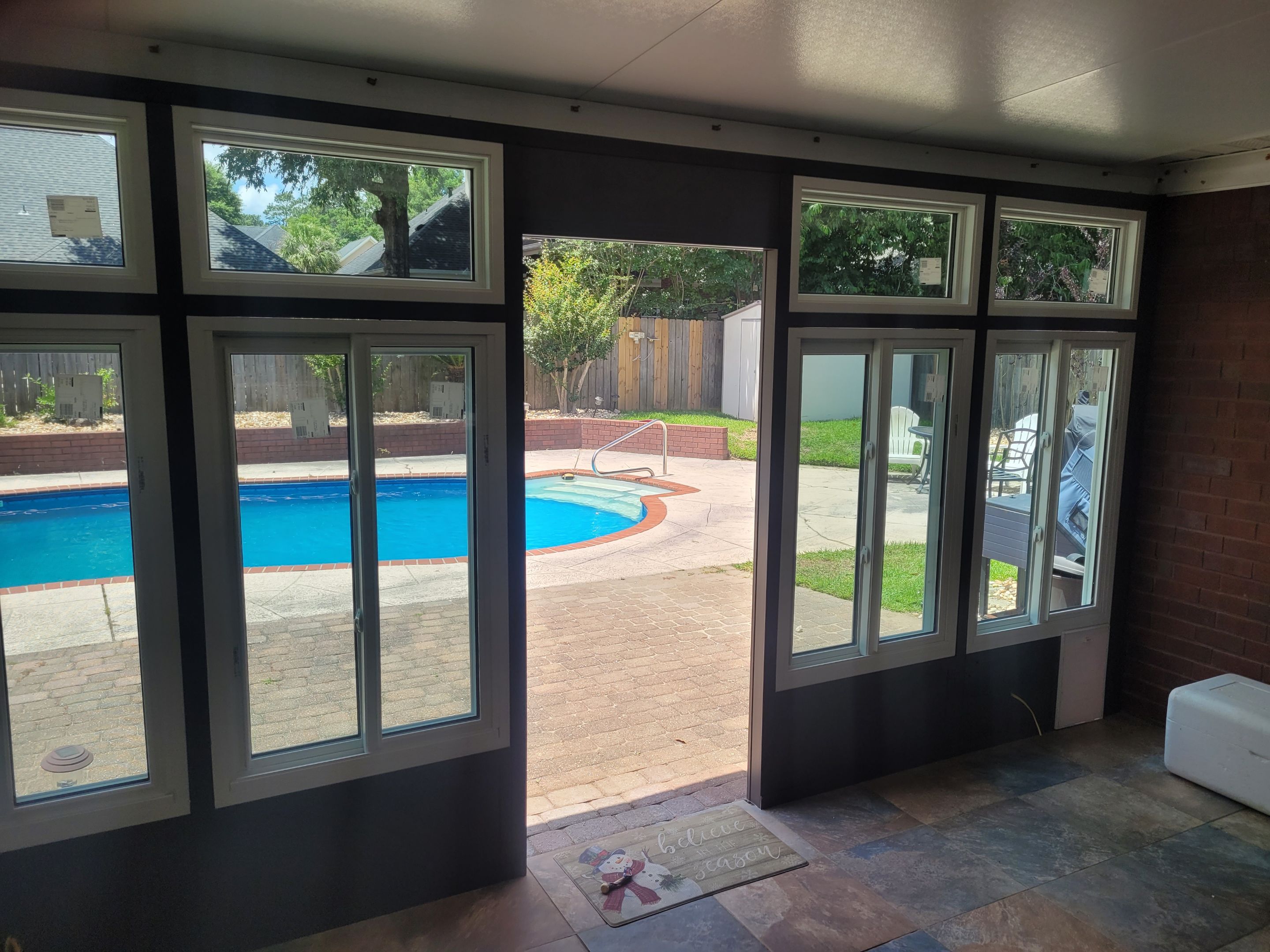 Screen Room to Glass Room Transformation by Titan Sunrooms
