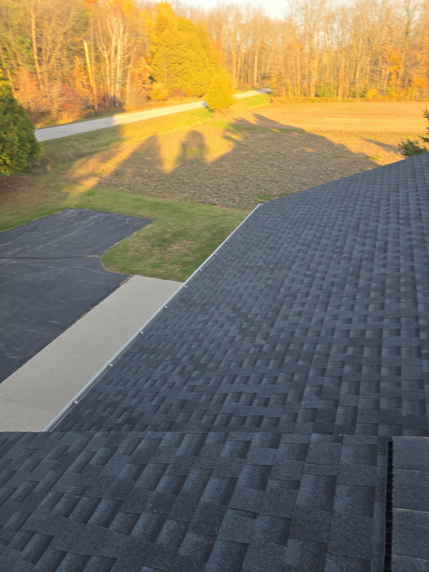 Residential Roofing Installation using GAF HDZ shingles and Gutter Replacement by Gellings Roofing & Siding