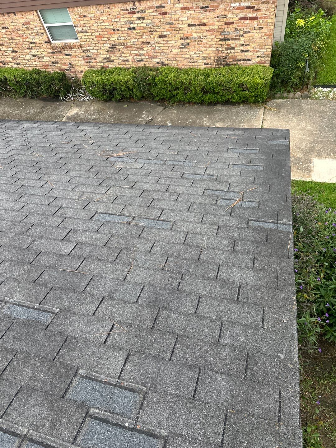 Hail Damage using Owen's Corning Duration (Lifetime) Shingles by Roof Repair Company