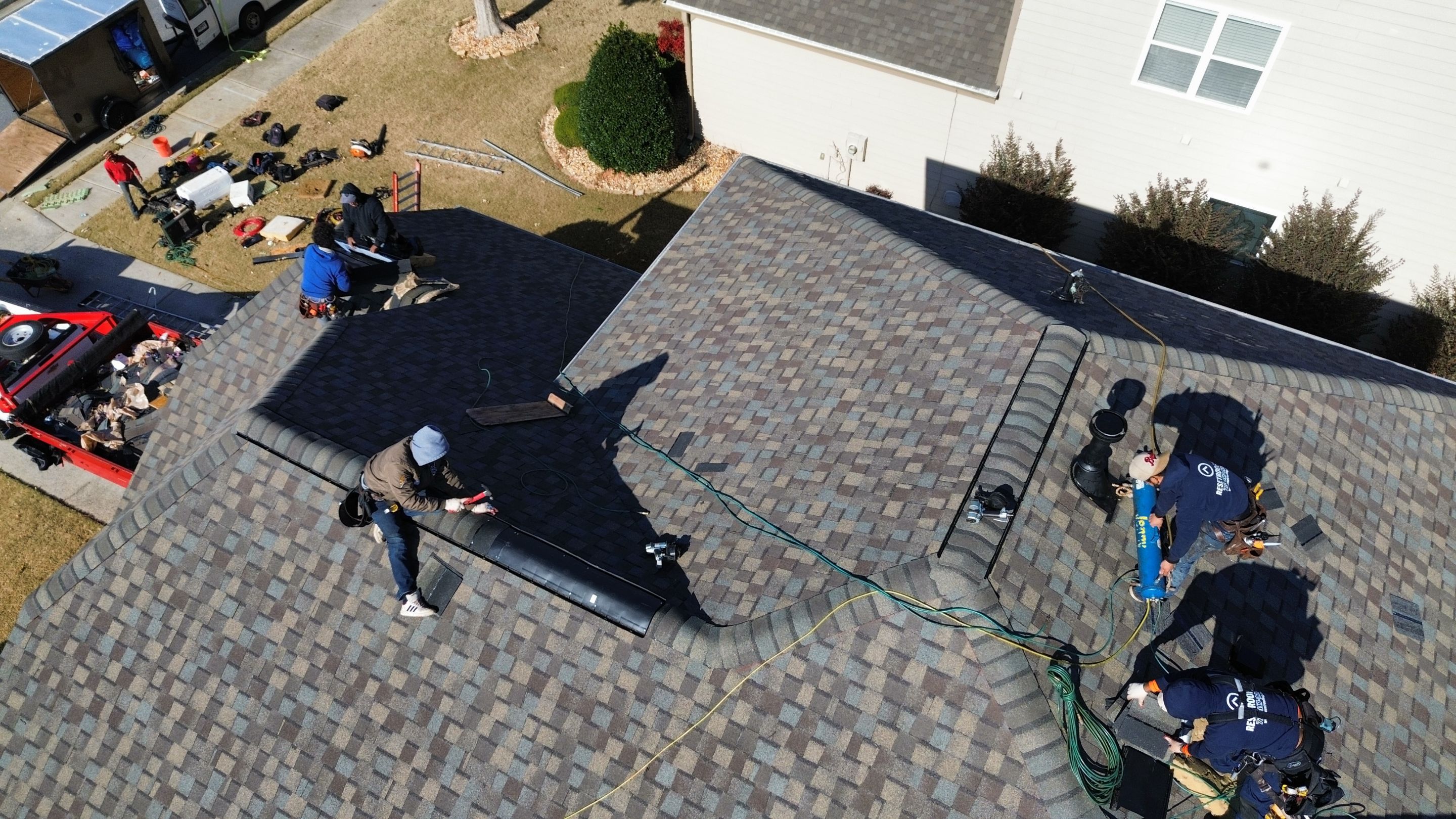 Cumming, GA Roof Replacement CertainTeed Landmark Pro Max Def Weathered Wood by Reset Roofing