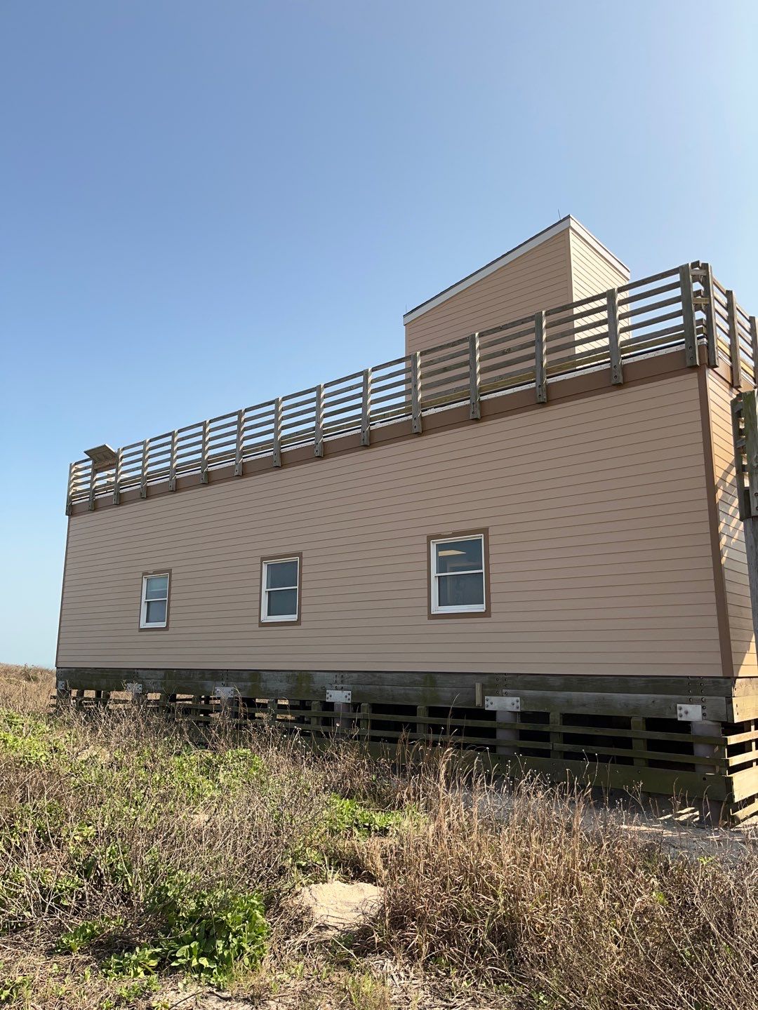 Padre Island National Seashore Malaquite Visitor Center Exterior remodel by Bayfront Roofing and Construction