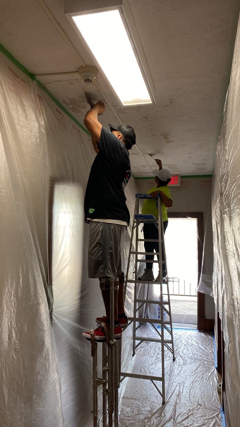 Roof replacement in Church by hail and wind damage by Just Brilliant Restoration JBR