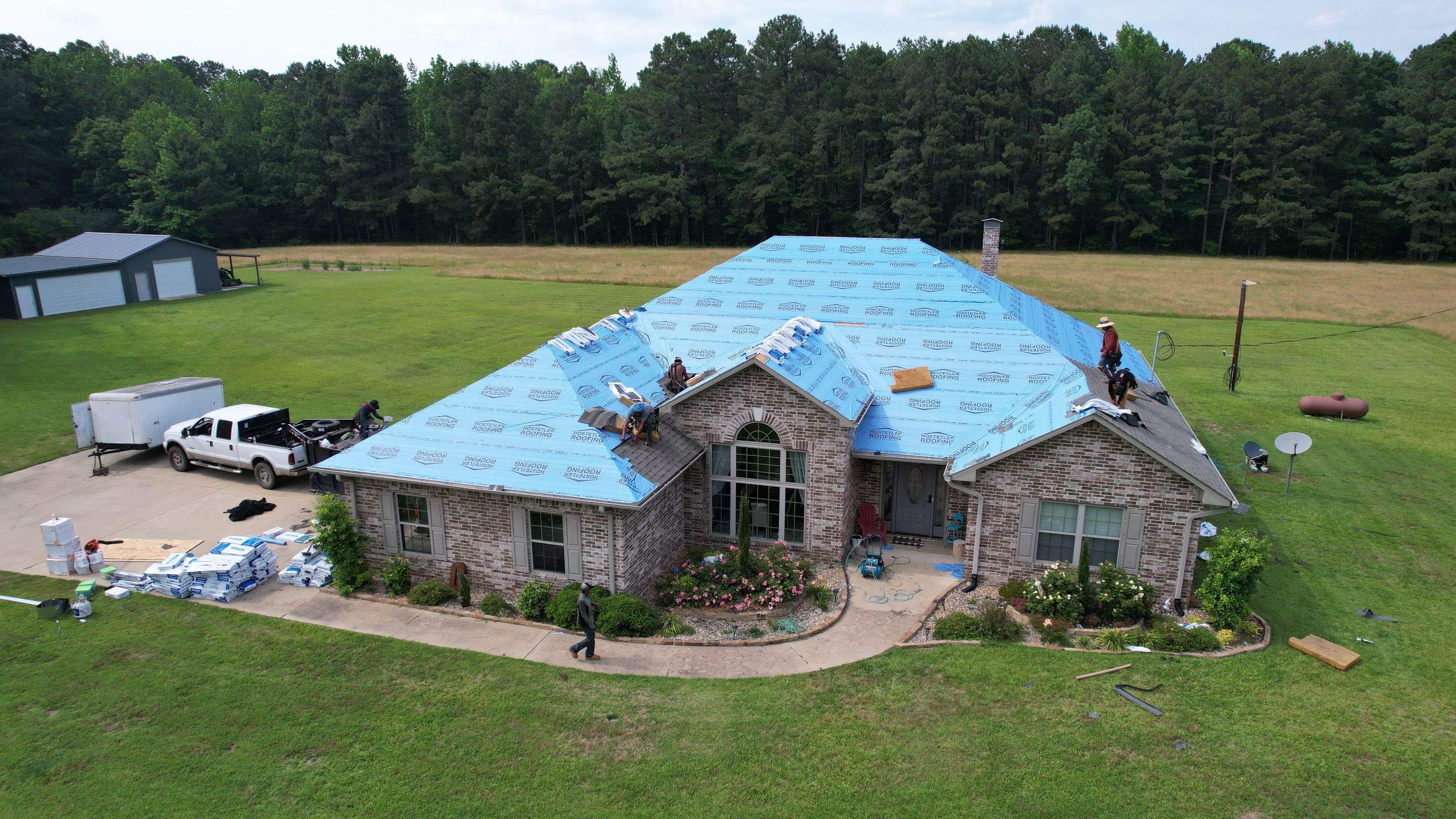 Storm Restoration Reroof: 40 Year Impact Rated Architectural Shingles by Hostetler Roofing
