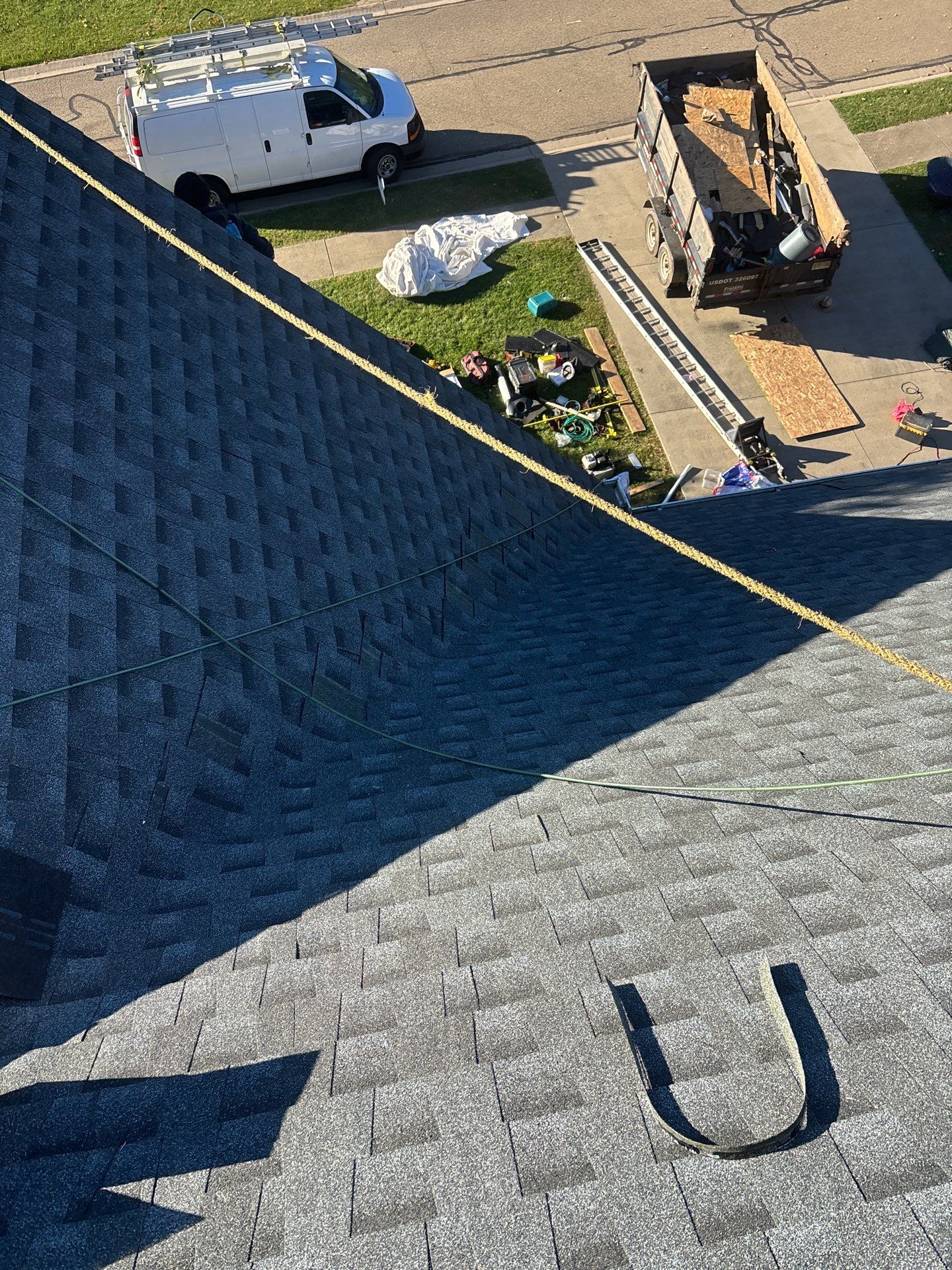 Residential Roofing Installation using GAF Timberline HDZ Pewter Gray by Rainstoppers Roofing