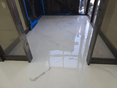 Jewelry Store Floor Gets a Beautiful Upgrade Using Metallic Epoxy