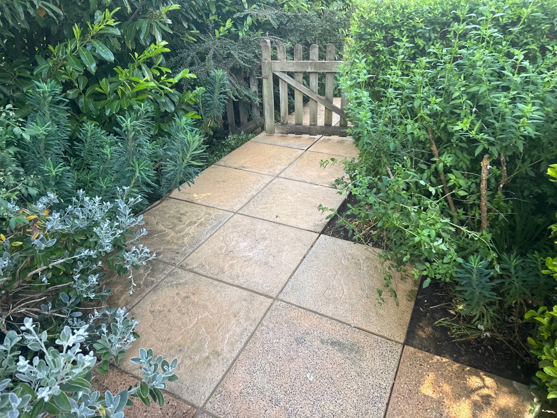Patio Clean using 18inch Whirlaway FSC by Ges Exterior Cleaning ltd