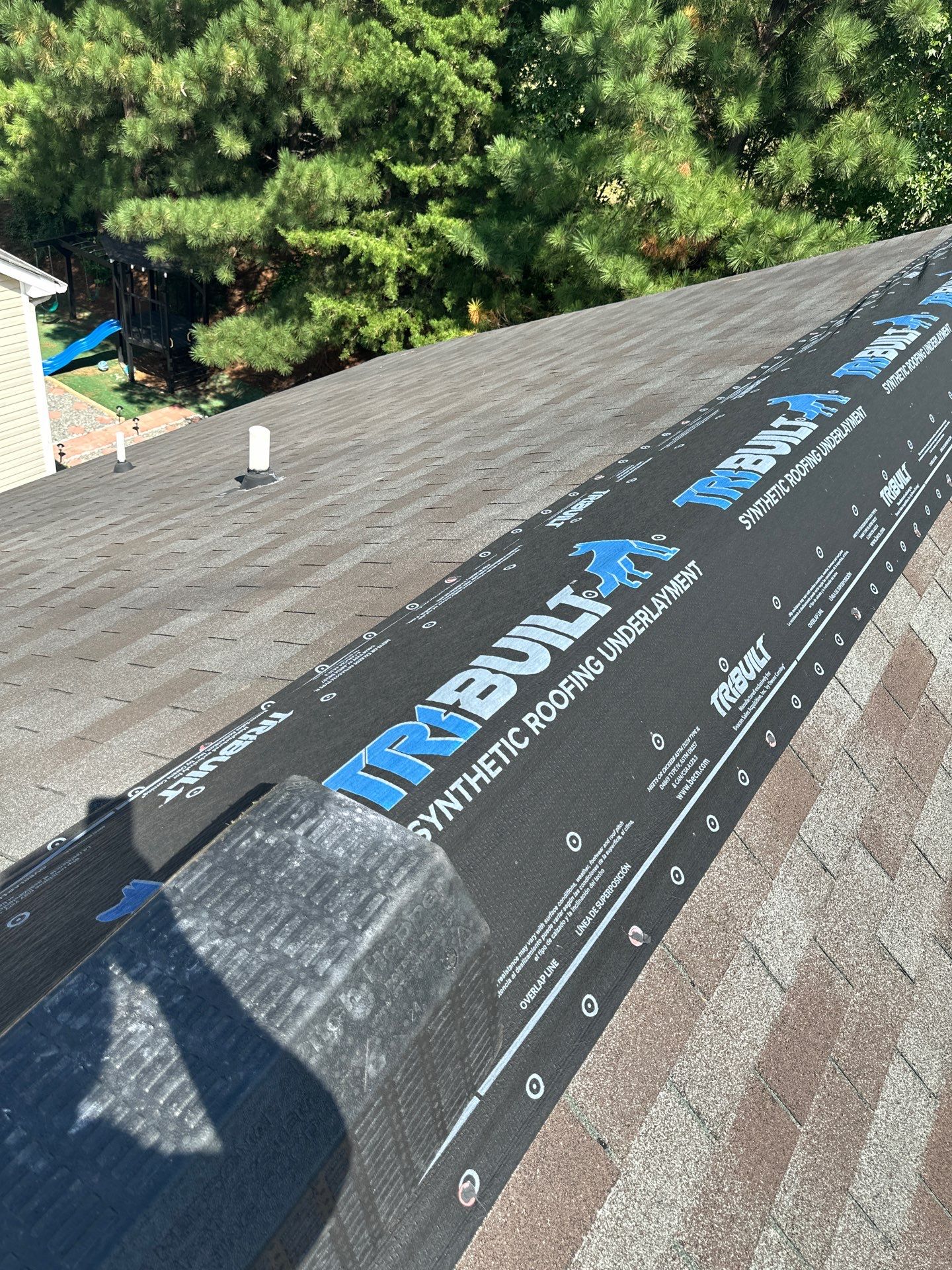 Roof and gutter replacement and interior repair by hail and wind damage by Just Brilliant Restoration JBR