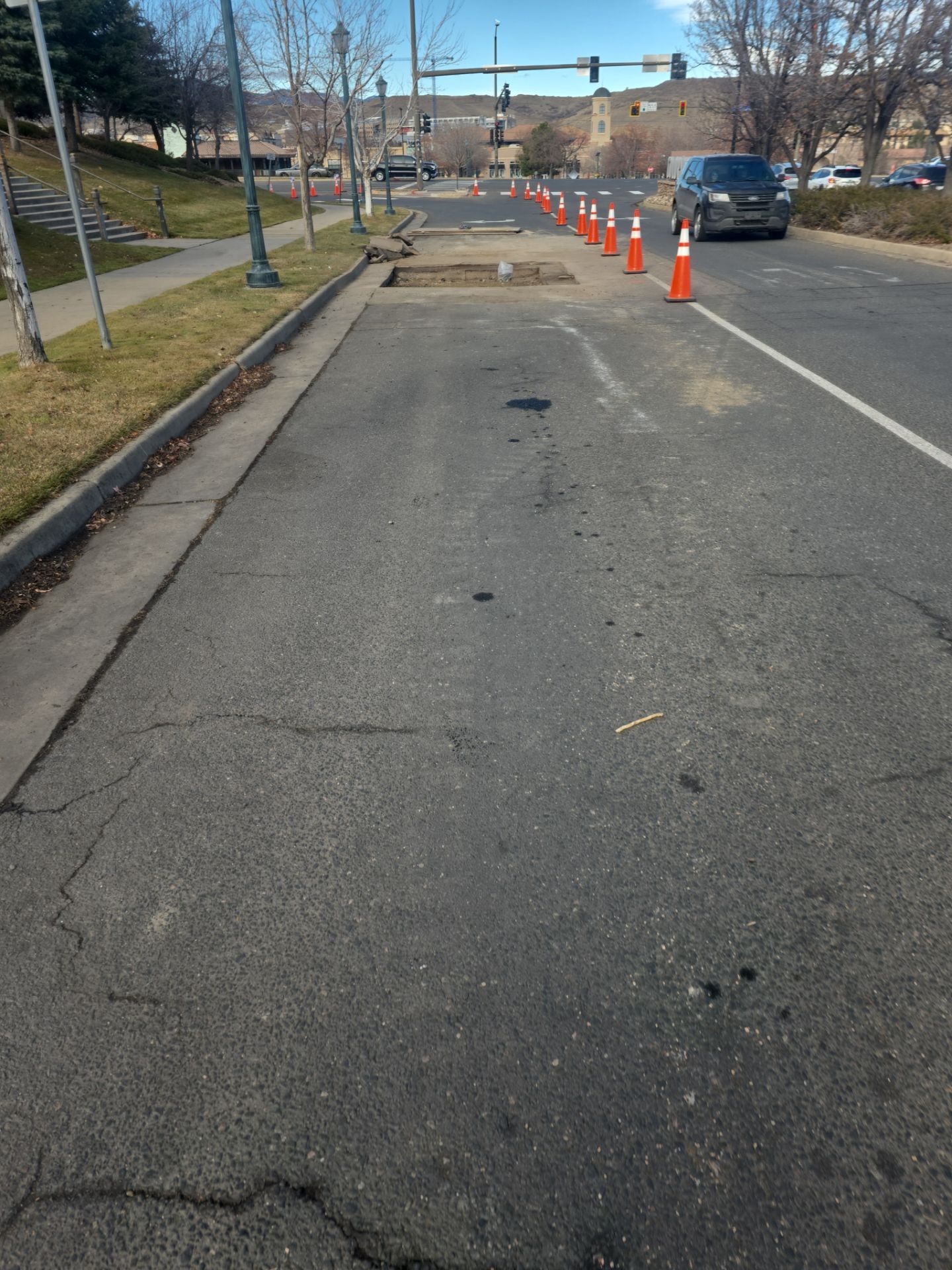 Asphalt Patching for underground project Colorado Mills by DMH Site Services
