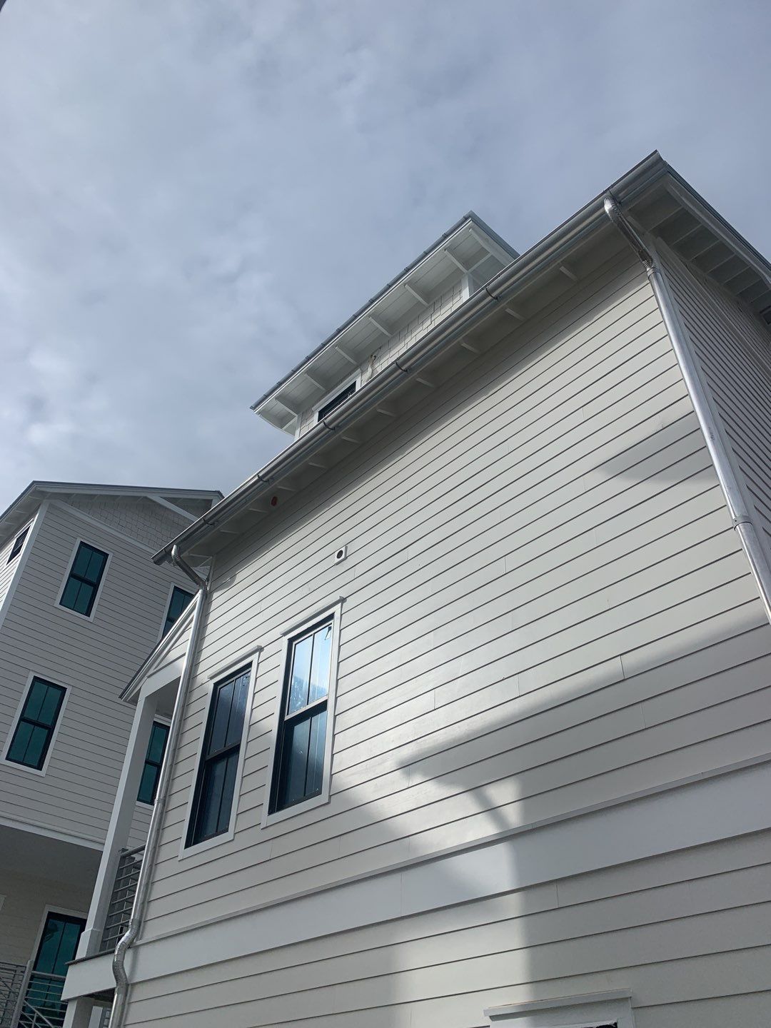 Half-Round Gutters in Galvalume Color in Santa Rosa Beach FL by Gutter Professors